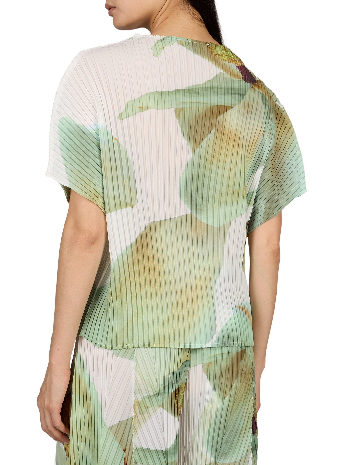 Pleated top with boat neckline ADOLFO DOMINGUEZ Multicolour