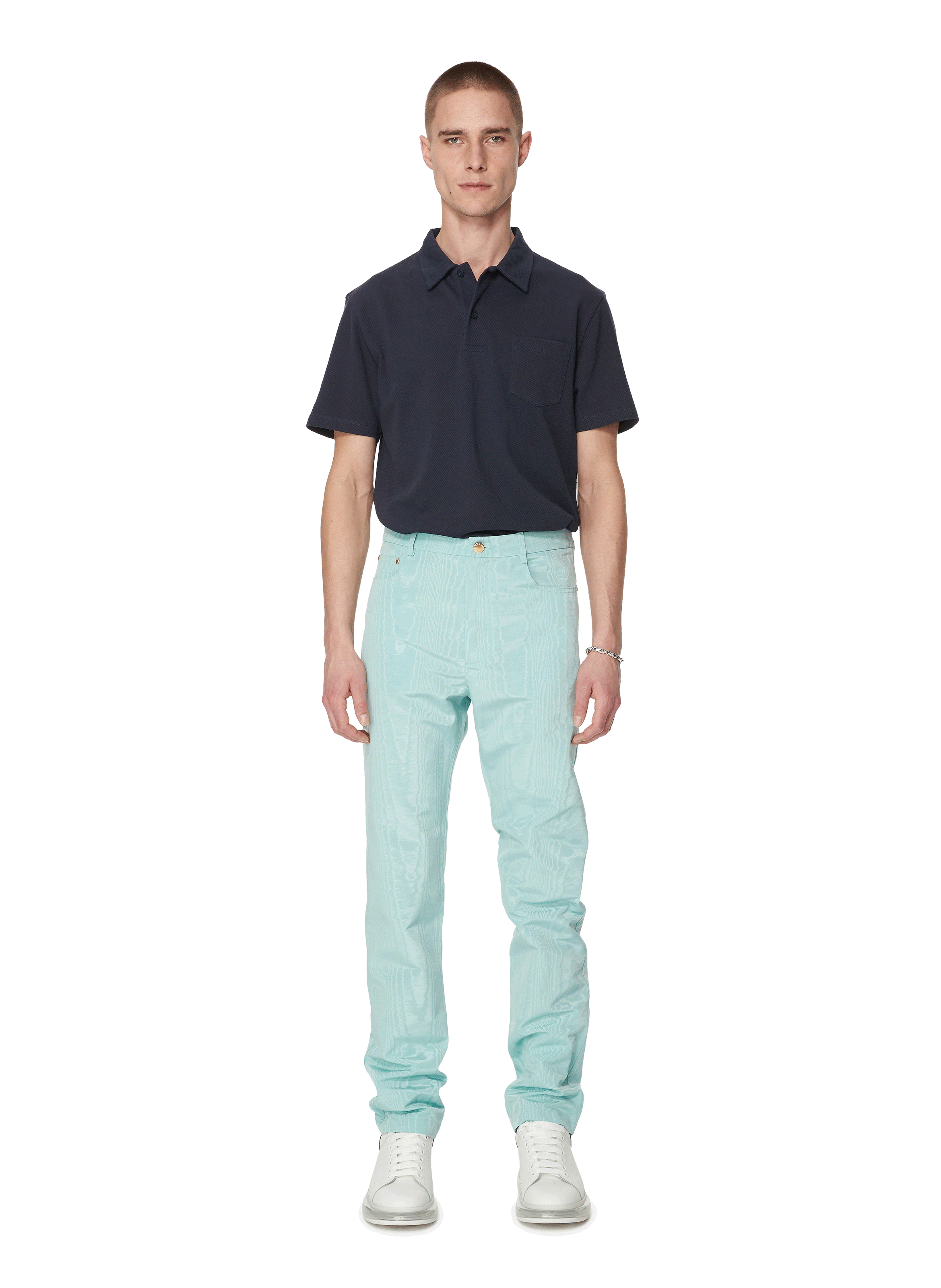 Cotton Riviera Polo Shirt SUNSPEL Blue