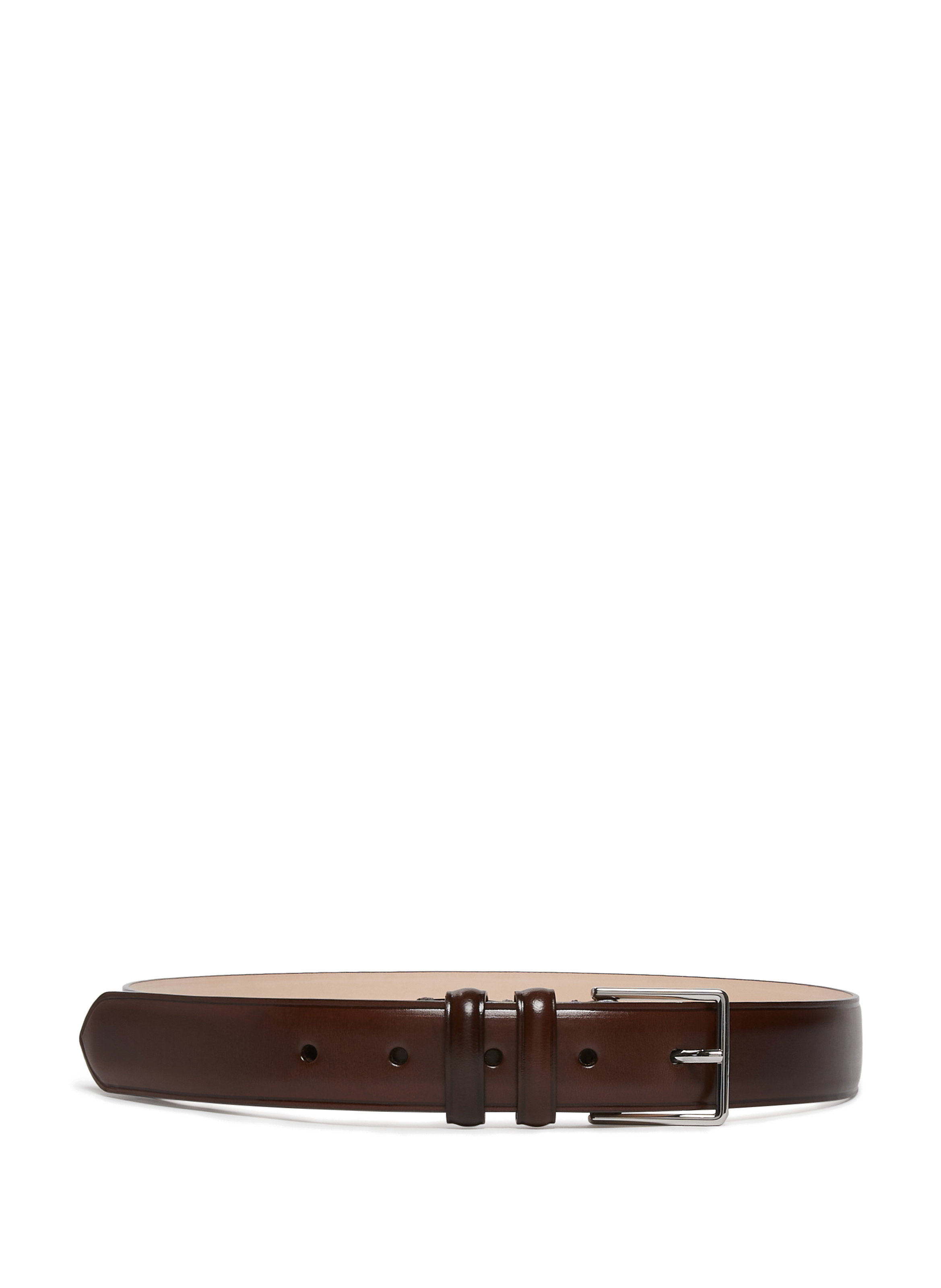 PAUL SMITH Classic leather Belt Brown