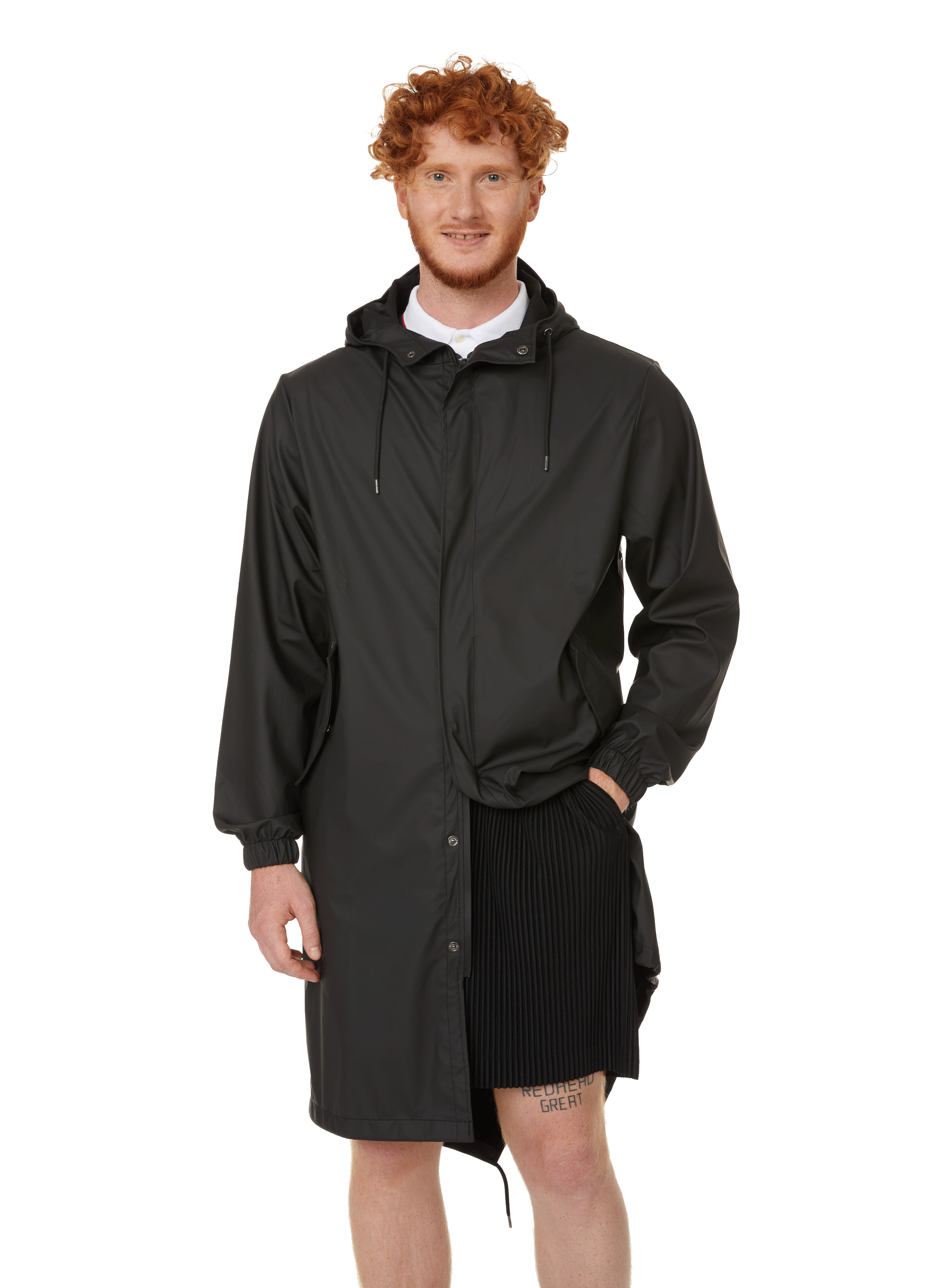 RAINS Imperméable en polyester Noir