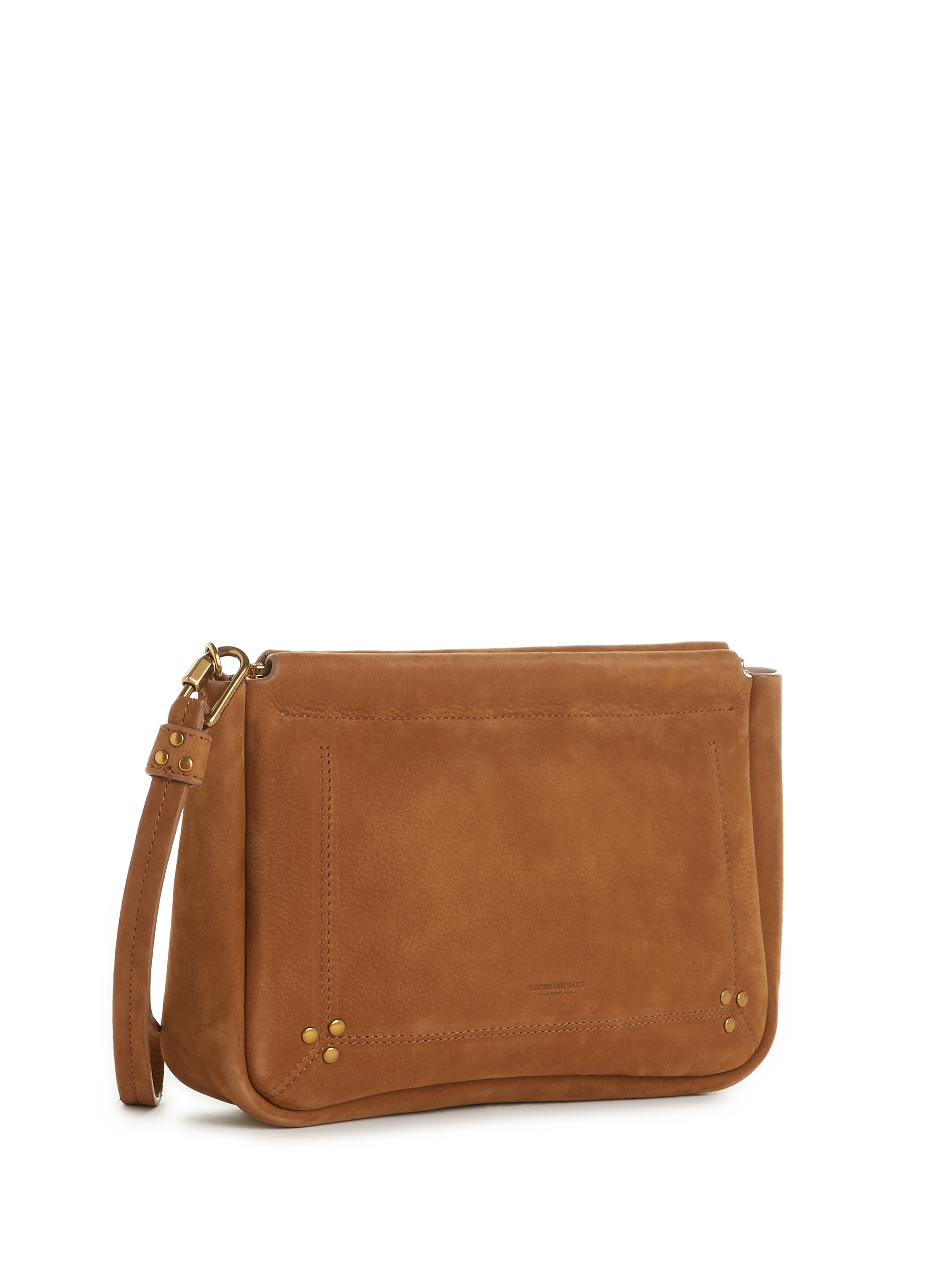 Pochette Clap en cuir suédé