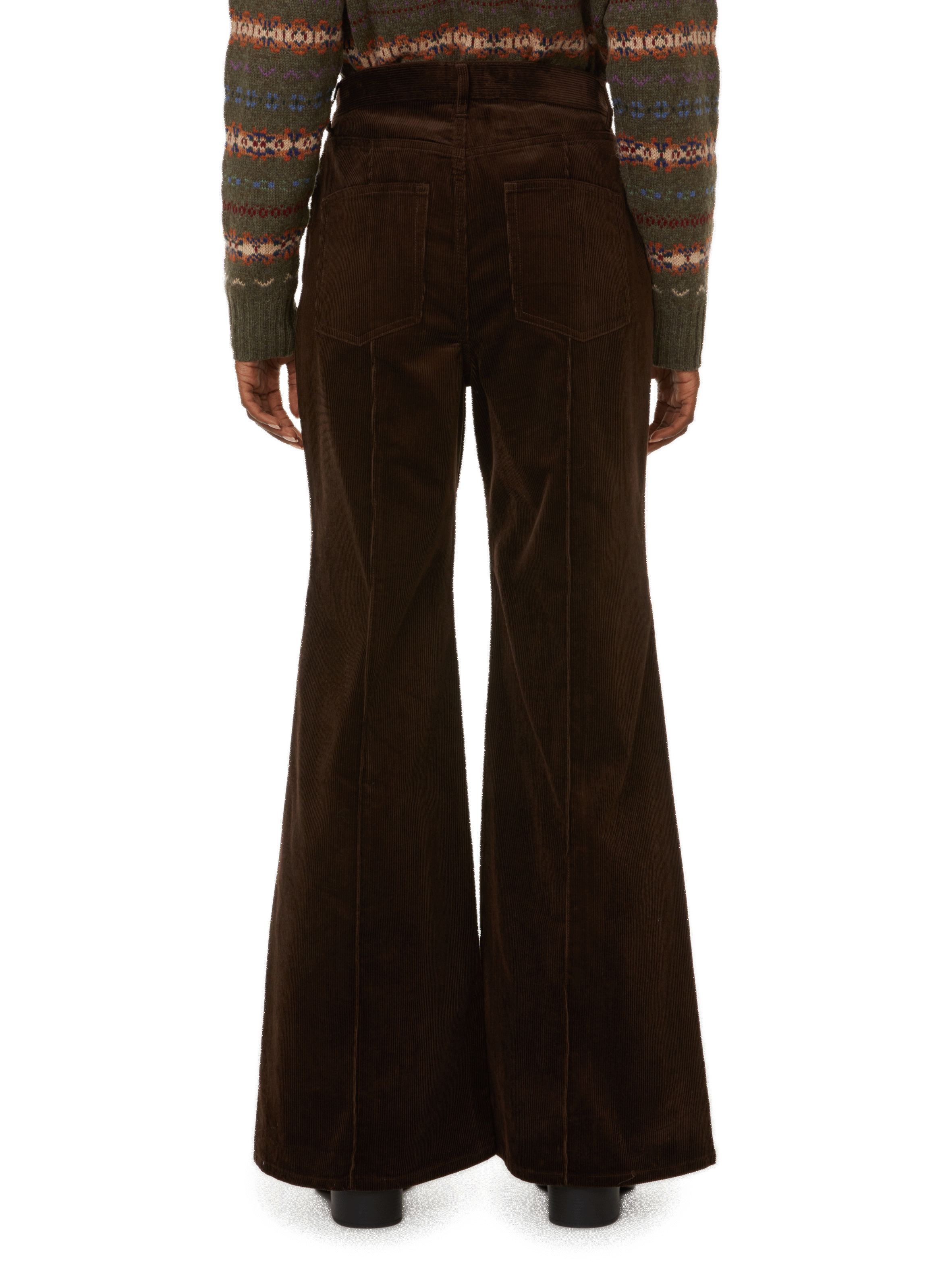 Pantalon velours en coton POLO RALPH LAUREN Noir