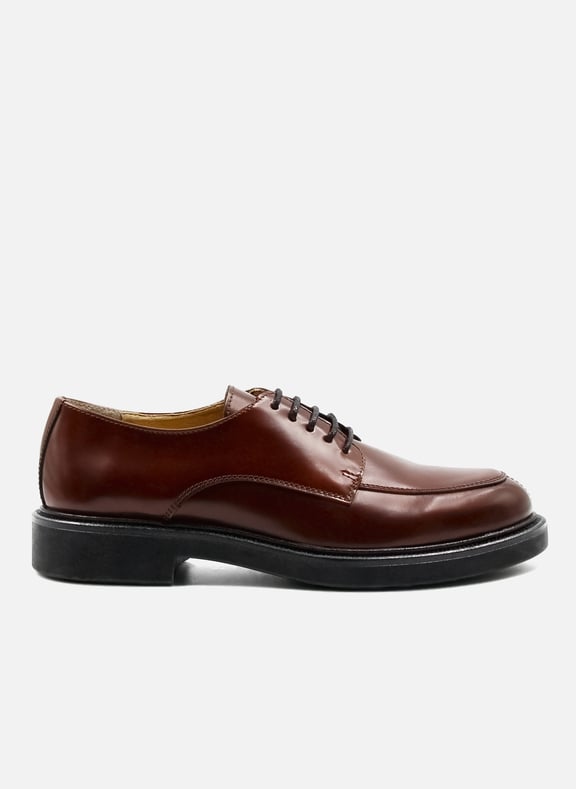 Derbies cuir brillant Marron by JULES & JENN JULES & JENN Derbies cuir brillant Marron