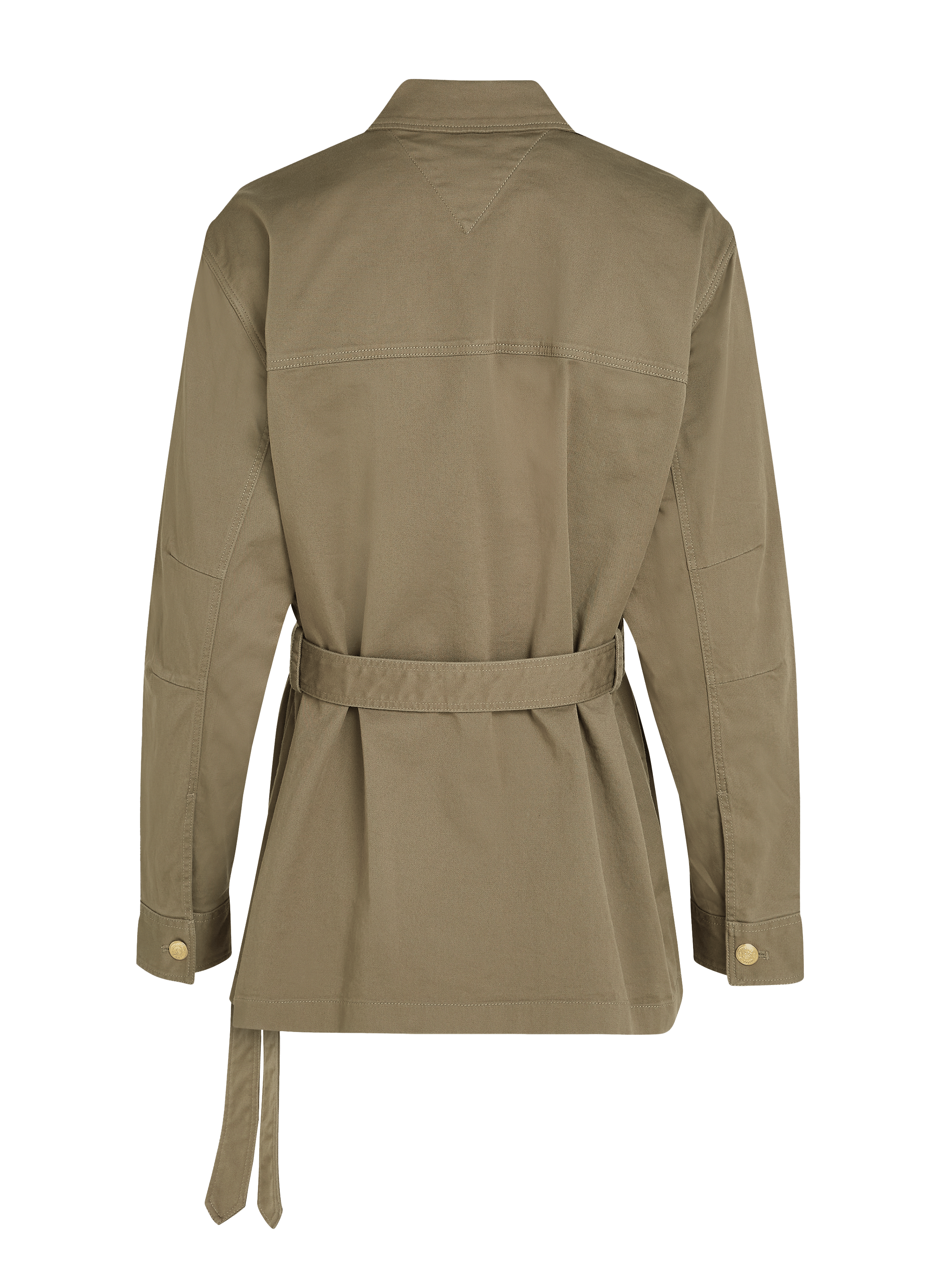 Veste en coton TOMMY HILFIGER Marron