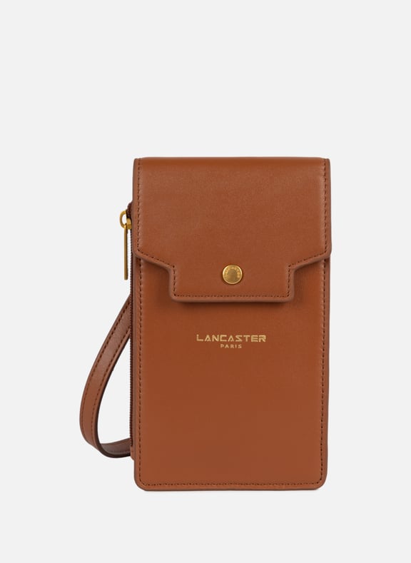 Pochette smartphone - donna grace Marron by LANCASTER LANCASTER Pochette smartphone - donna grace Marron