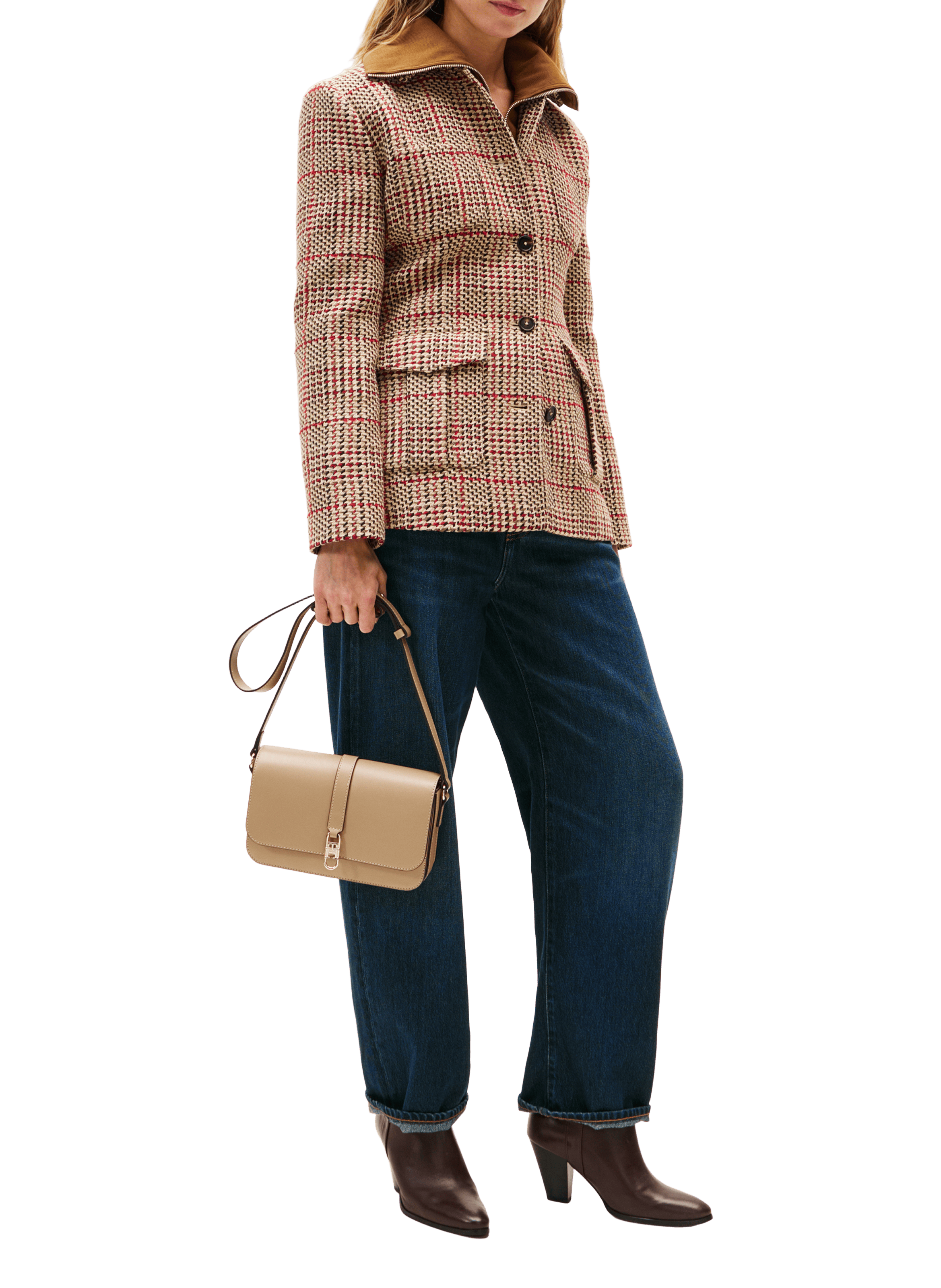 Flap shoulder bag TOMMY HILFIGER Brown