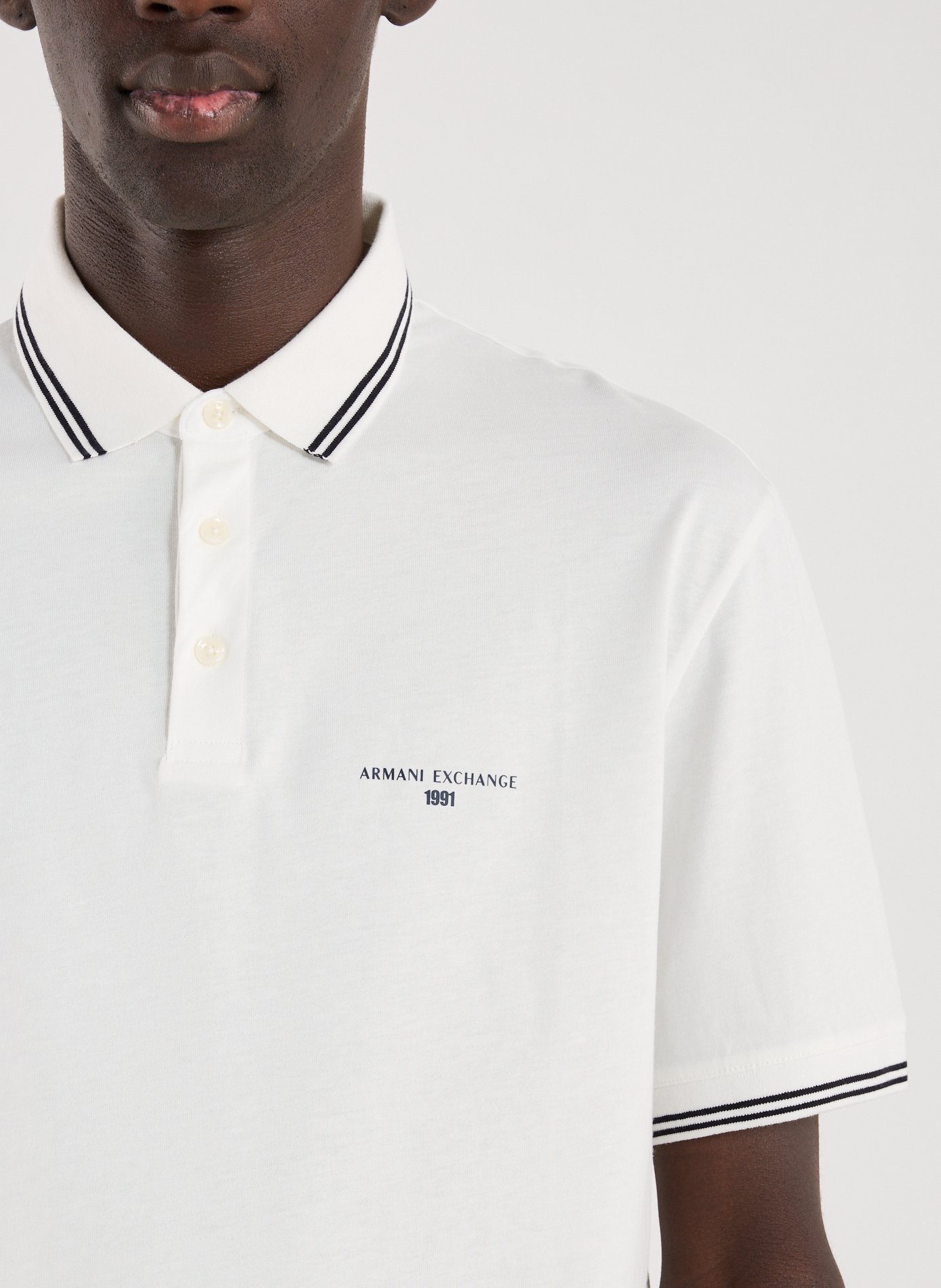  Cotton polo shirt  ARMANI EXCHANGE White