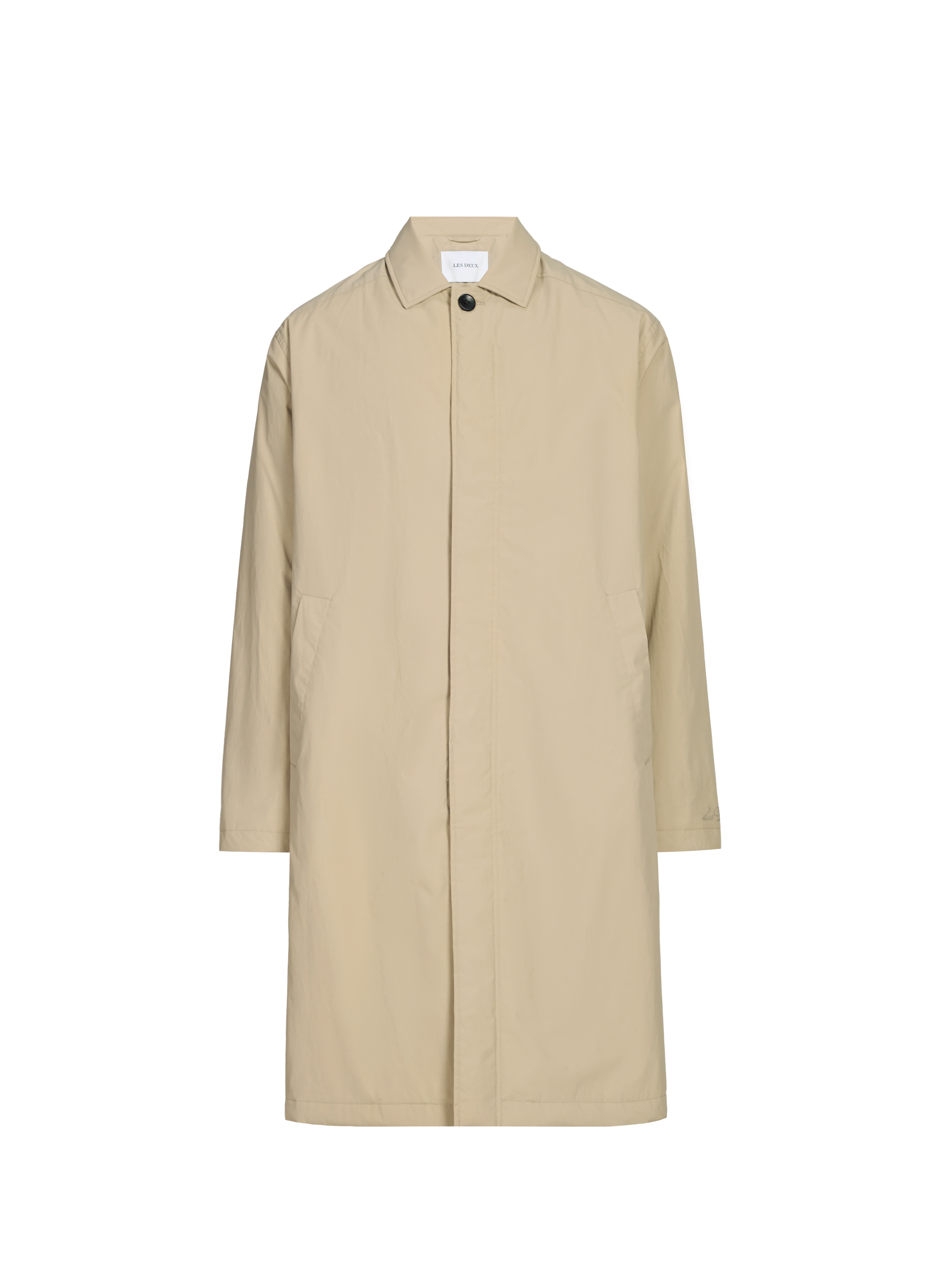 Parka longue col classique LES DEUX Blanc