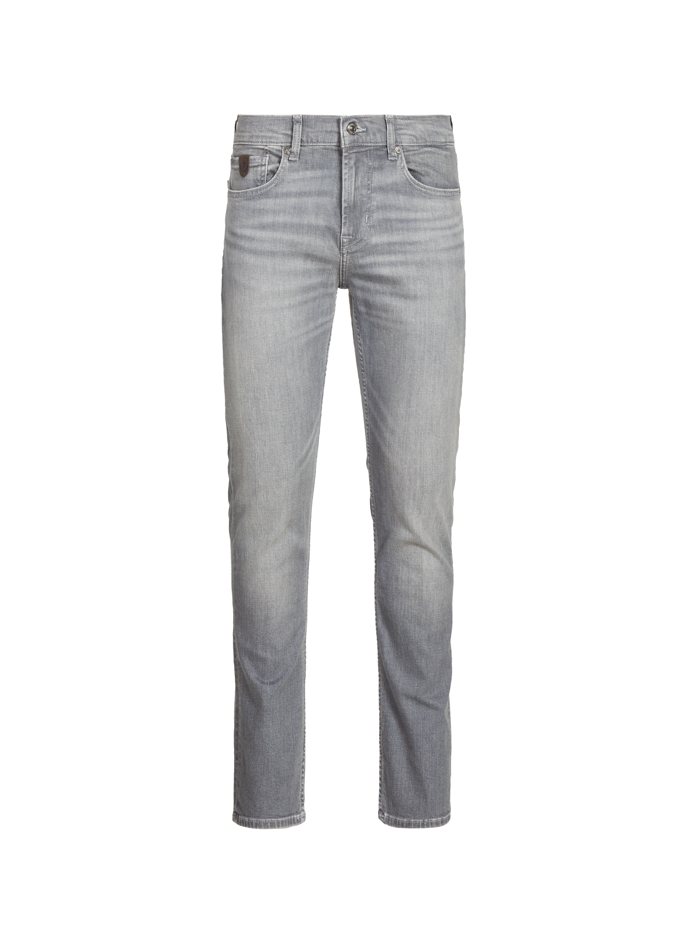 7 FOR ALL MANKIND Jean slimmy en coton Gris