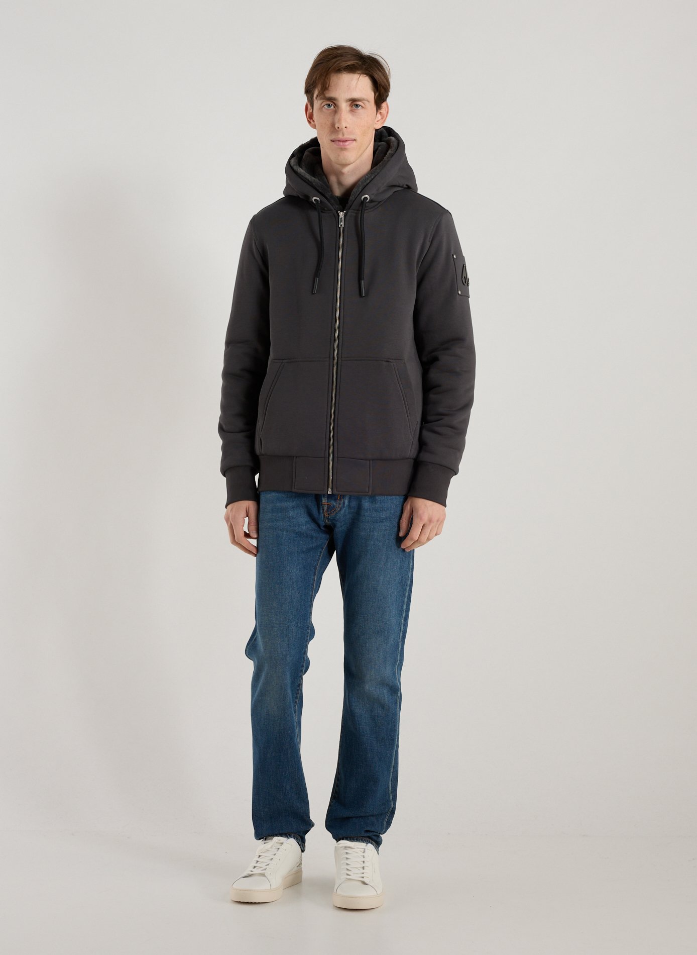 Zip-up hoodie MOOSE KNUCKLES Grey