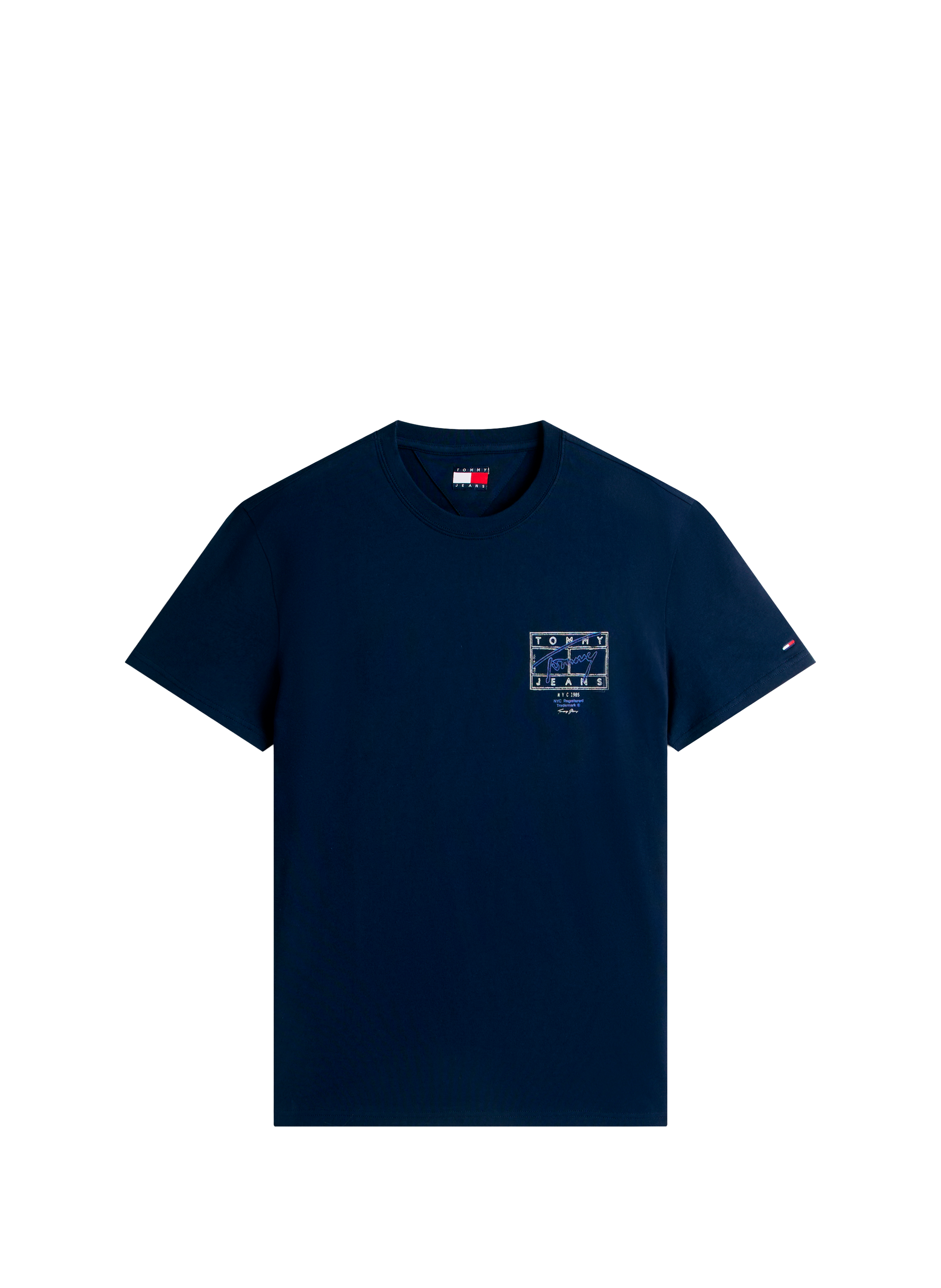 Short-Sleeve Cotton T-Shirt  TOMMY HILFIGER Blue