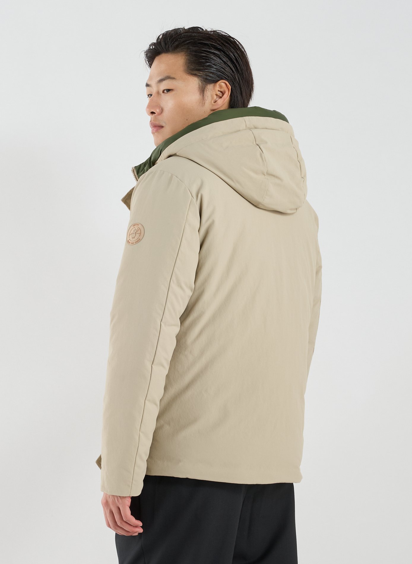 Parka Enzo droite à capuche  SAVE THE DUCK Beige