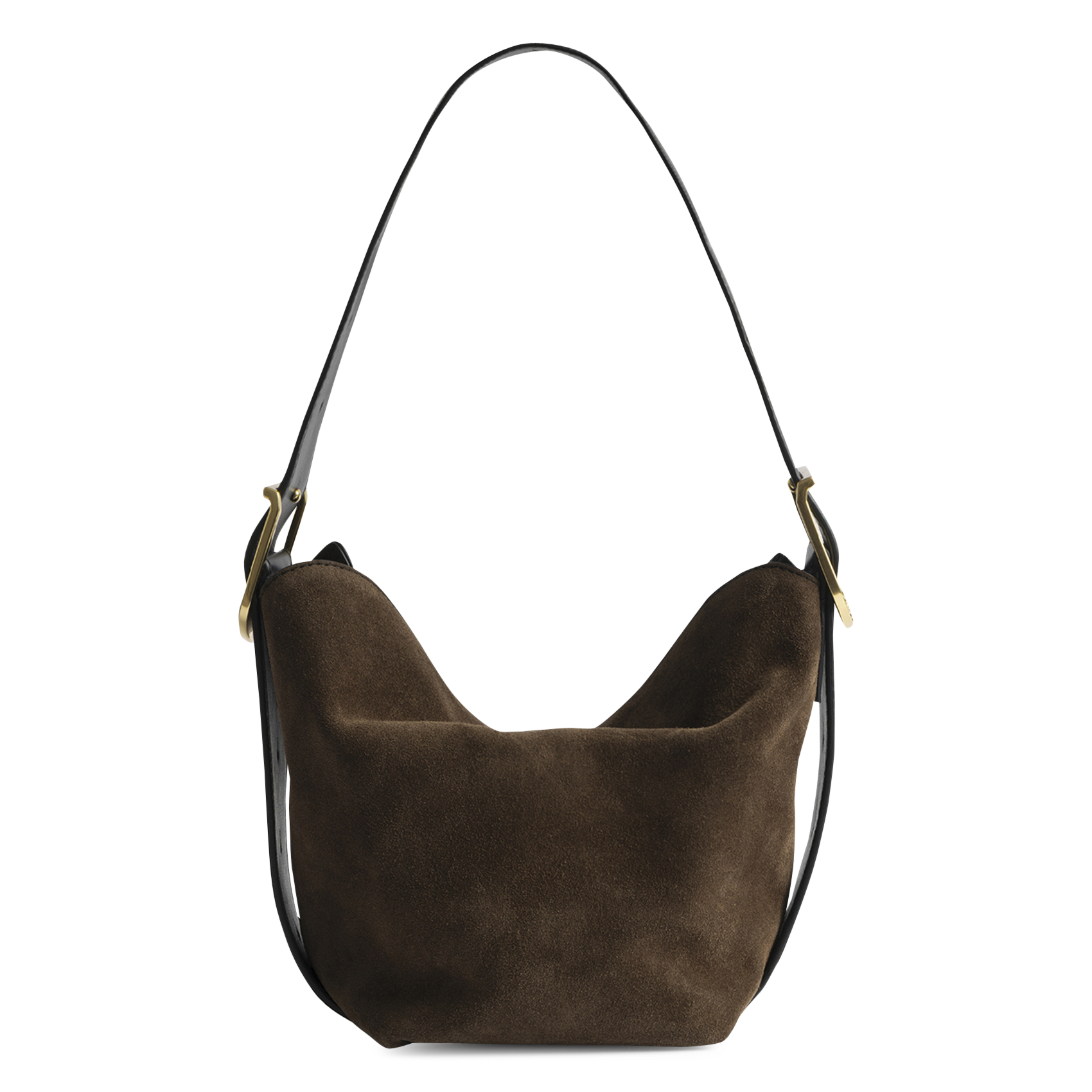 Sac porté épaule en cuir baby jane ZADIG&VOLTAIRE Marron