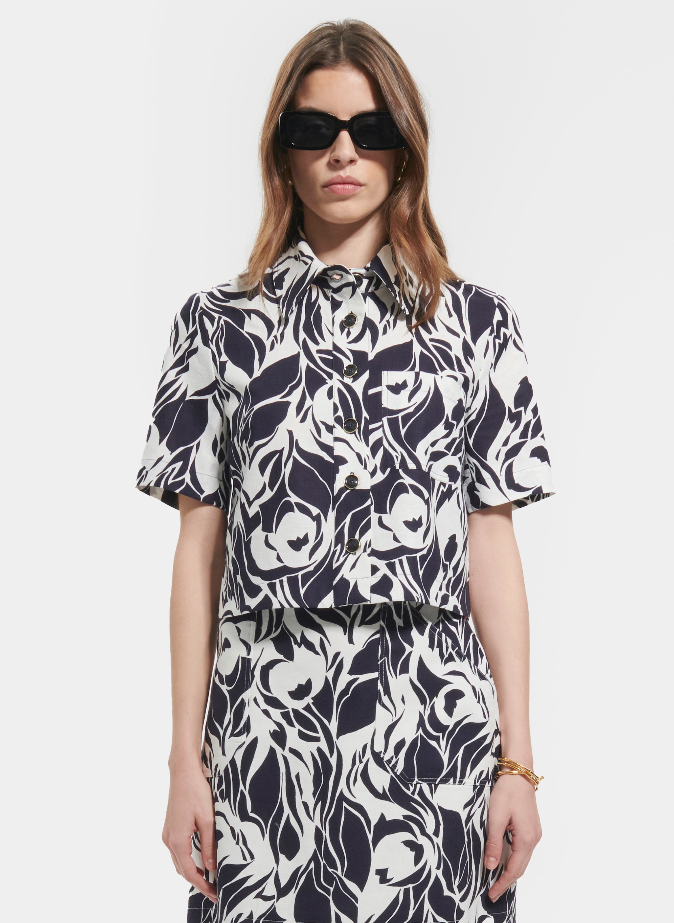 Chemise  celinette ZAPA Blanc