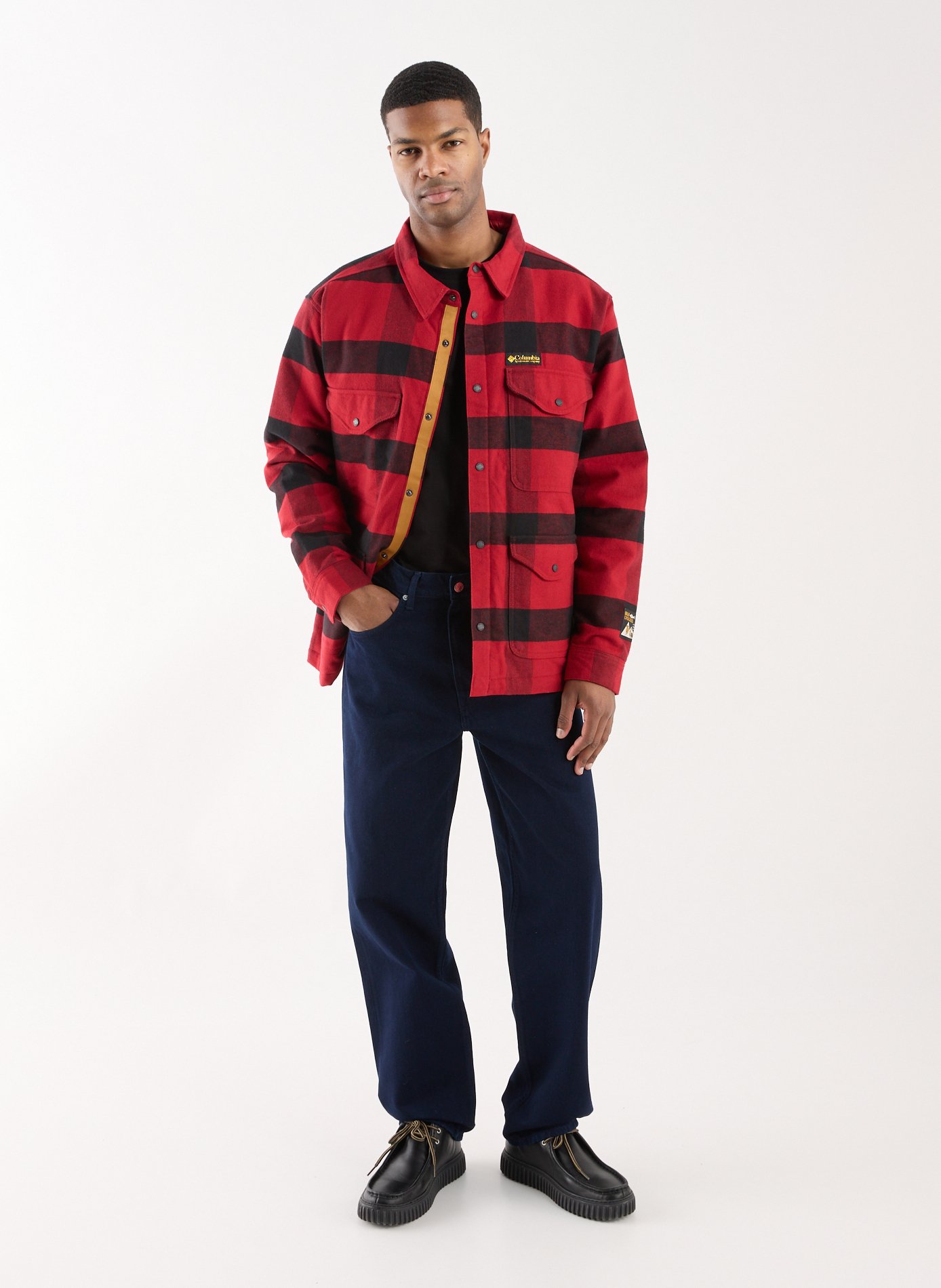 Chemise à carreaux COLUMBIA Rouge