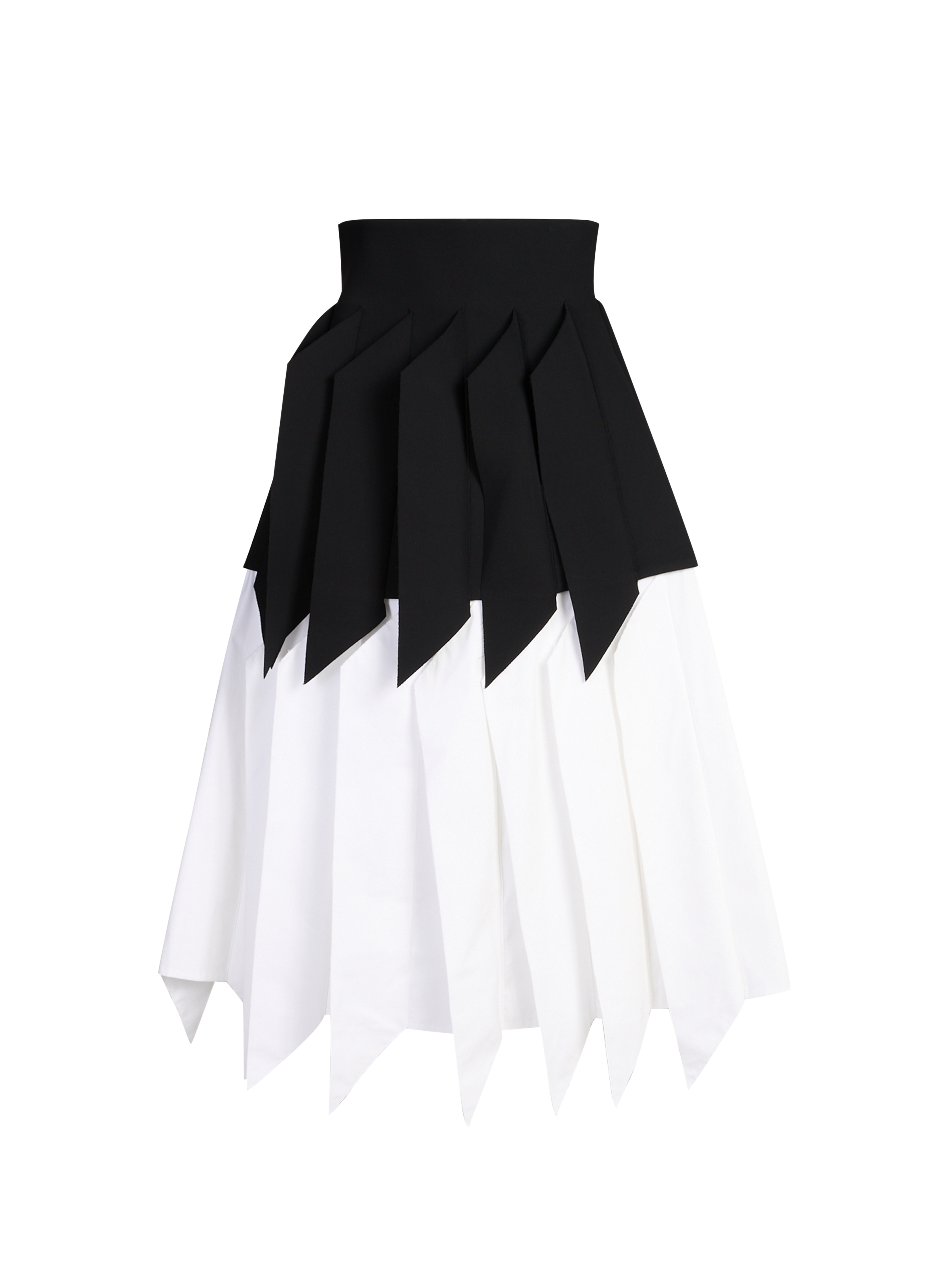 Midi straight skirt with cutouts A.W.A.K.E. MODE Multicolour