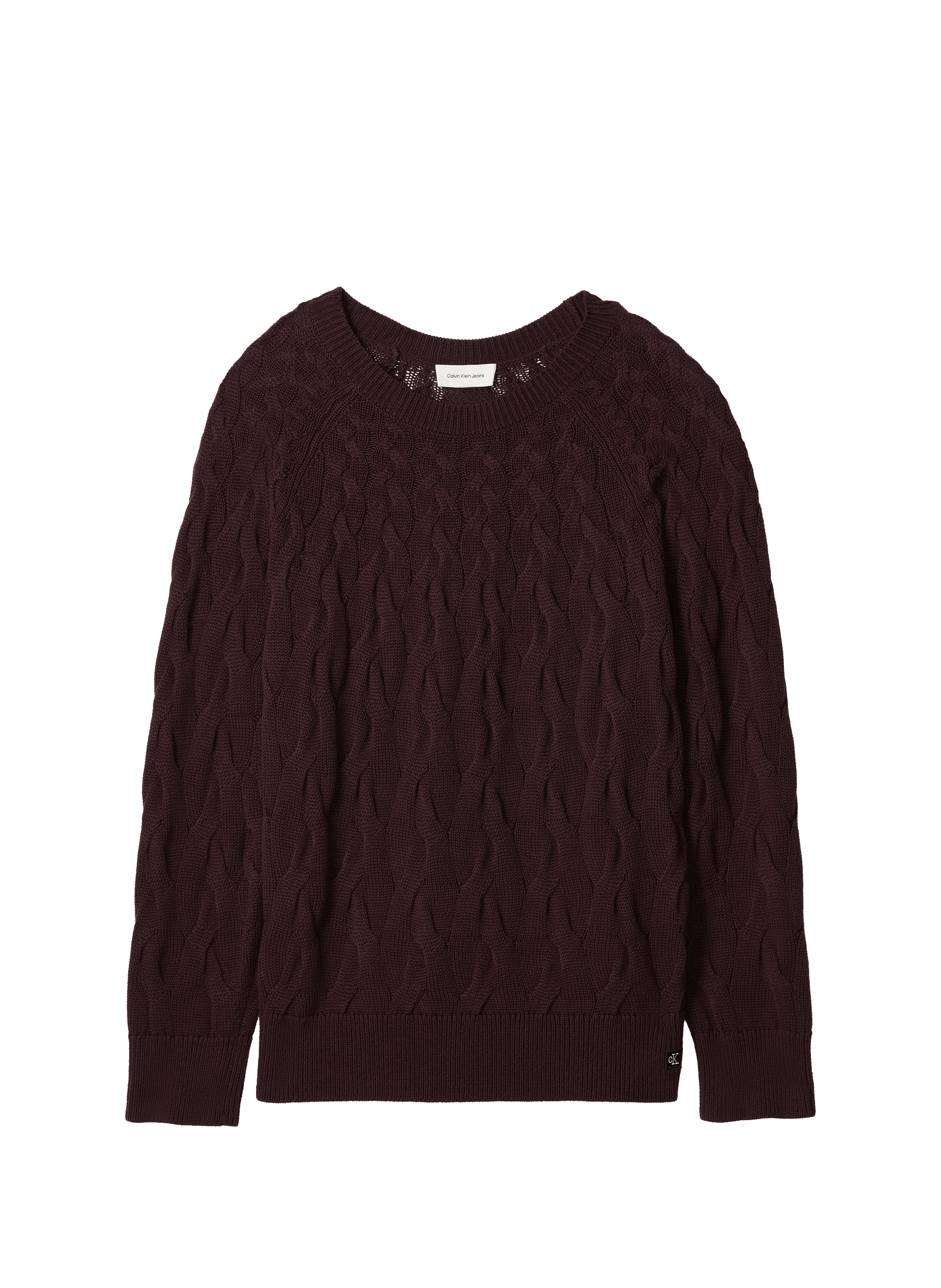 Cotton-blend jumper CALVIN KLEIN Brown