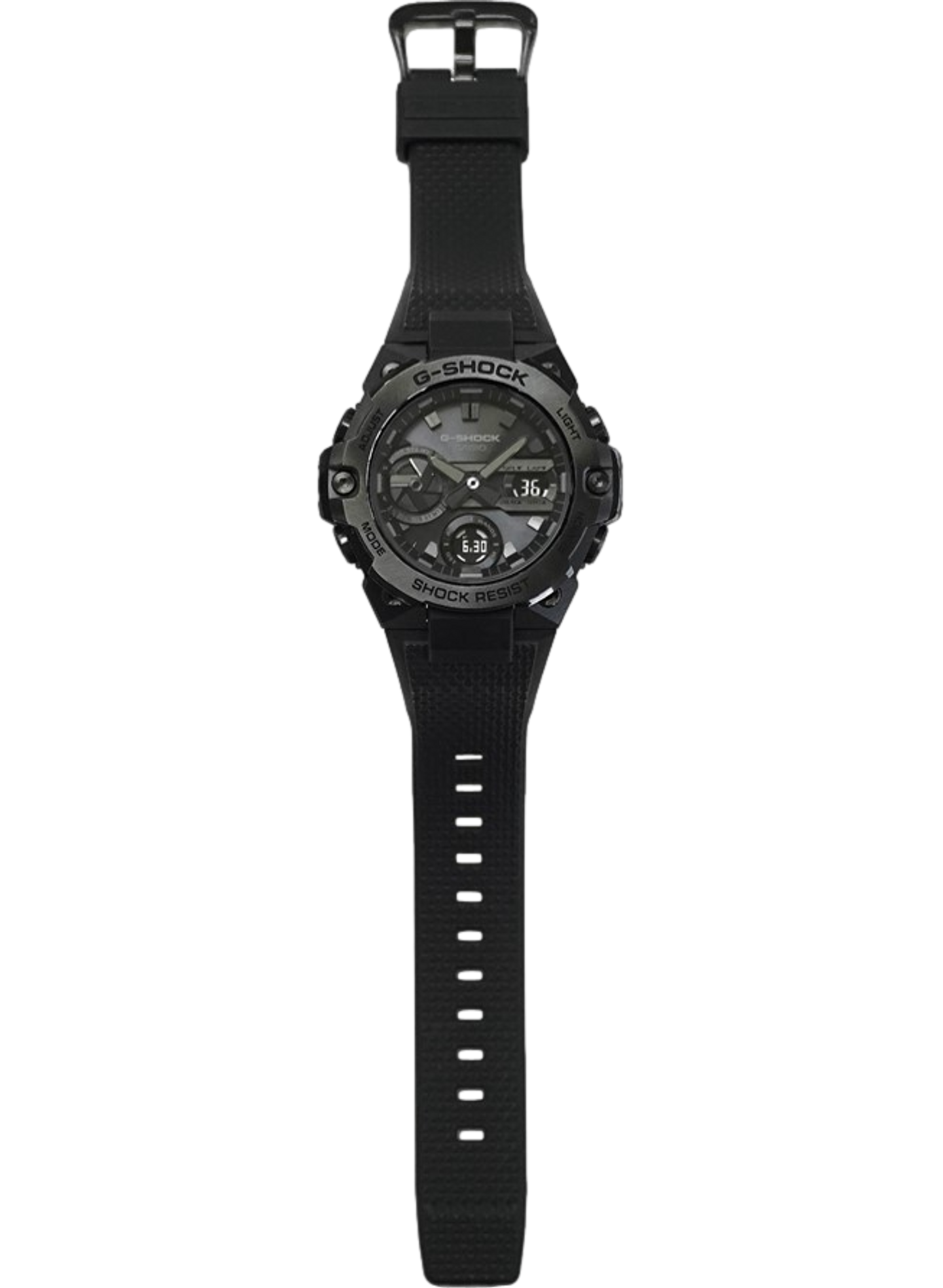 Montre connectée chrono en résine CASIO Noir