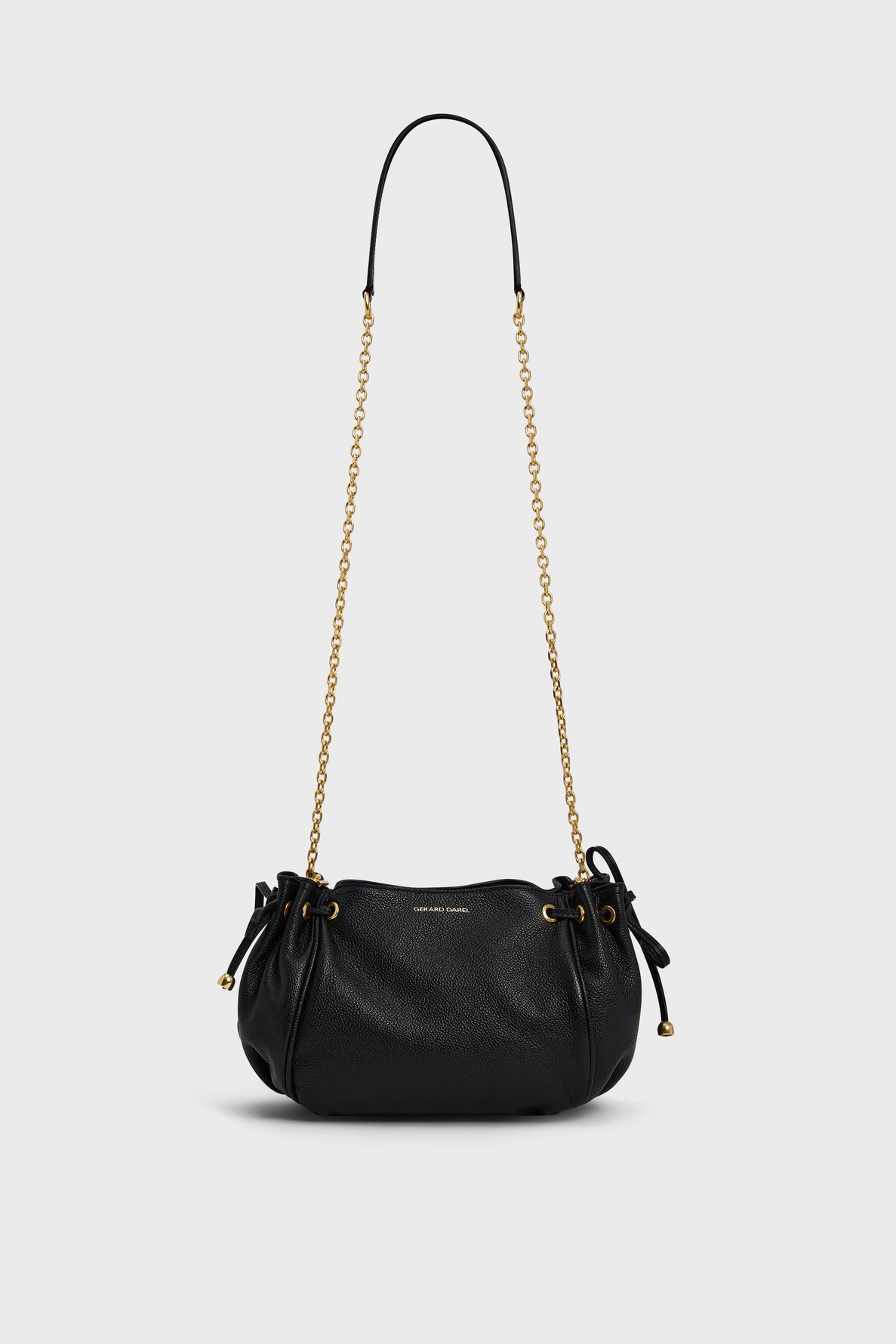 Sac en cuir grainé - le mini 24 GERARD DAREL Noir