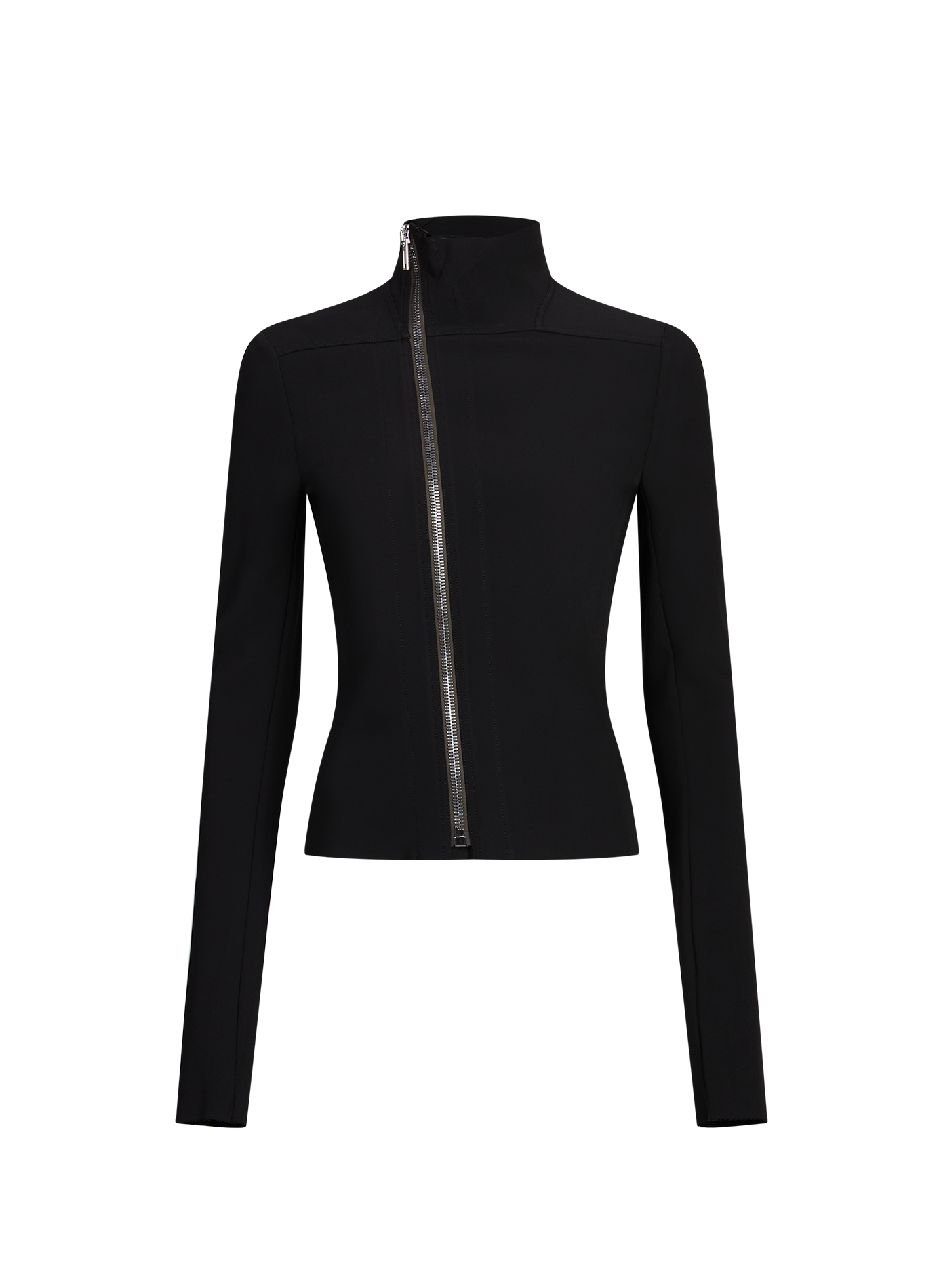 Top cintrée à glissière RICK OWENS Noir