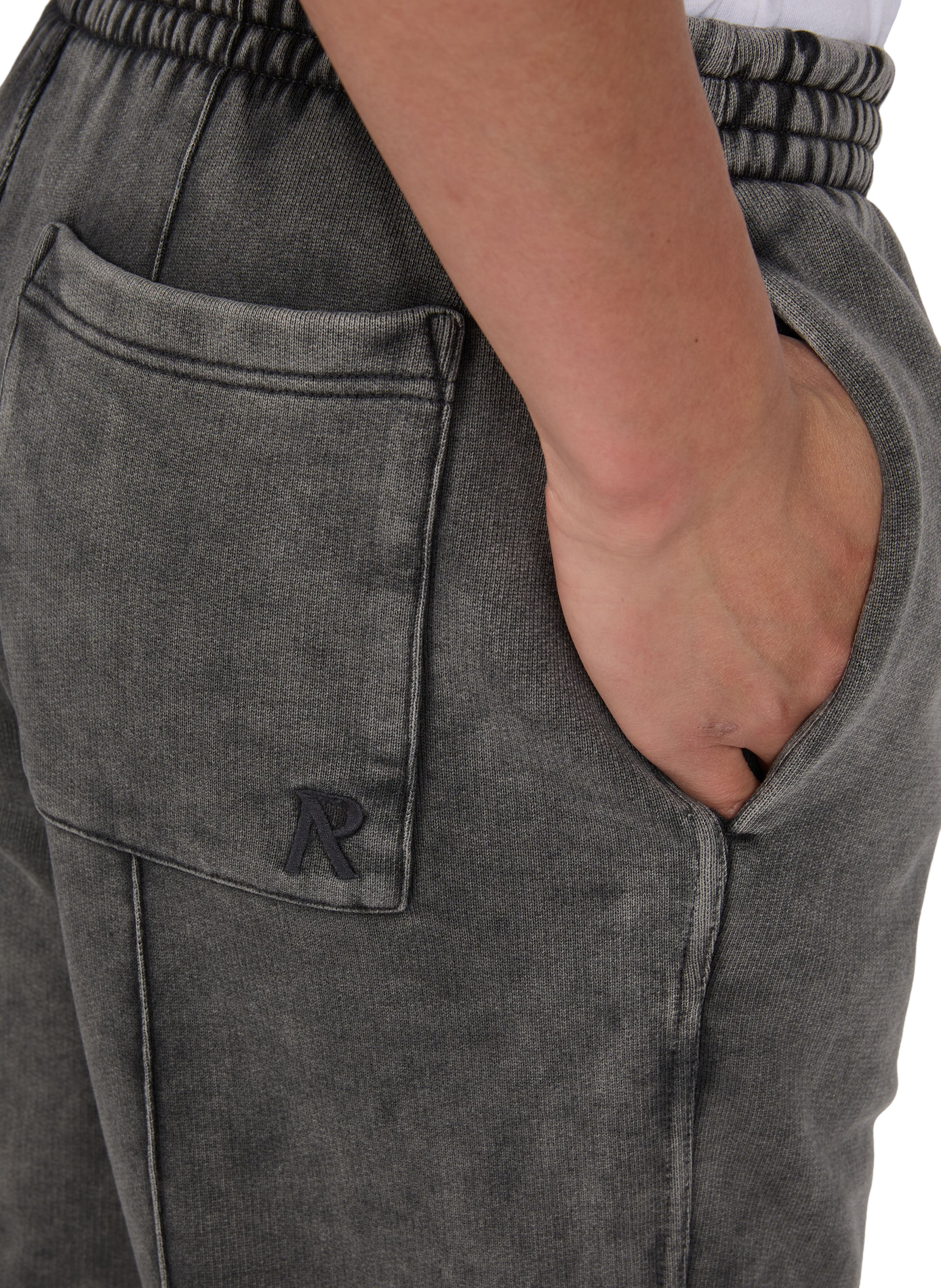 Initial cotton sweatpants REPRESENT Grey