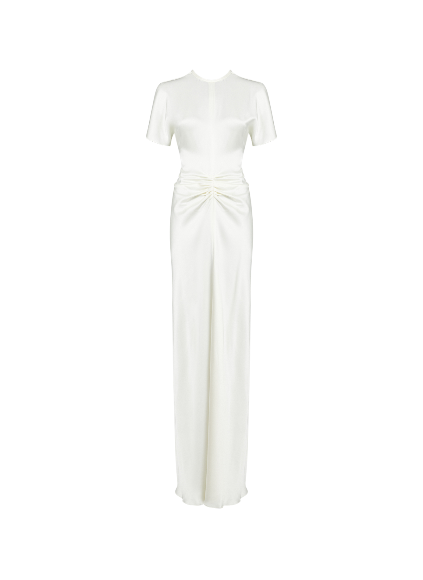 Robe longue à taille drapée  VICTORIA BECKHAM White