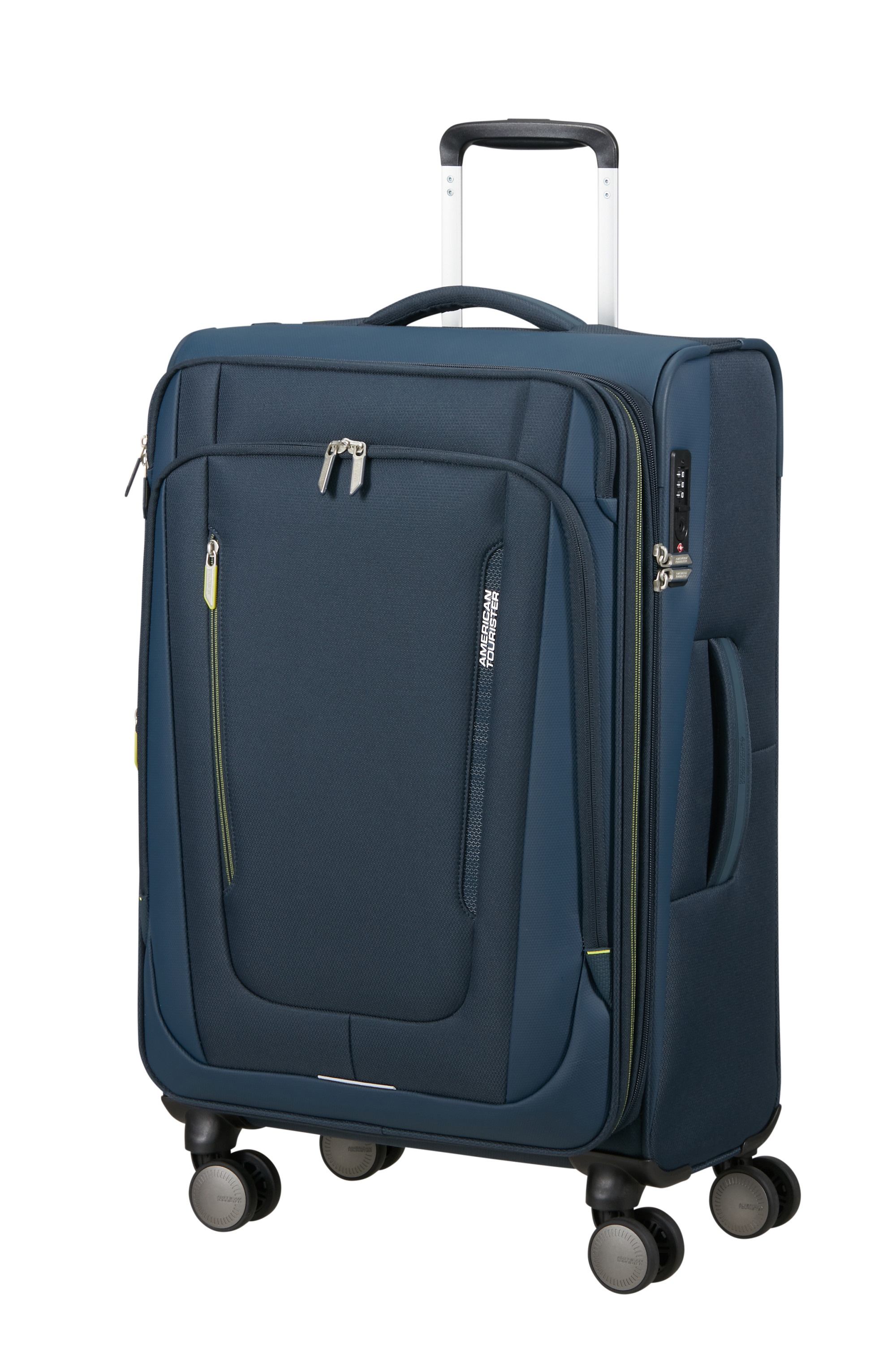 Wanderlite valise 4 roues taille m AMERICAN TOURISTER Bleu