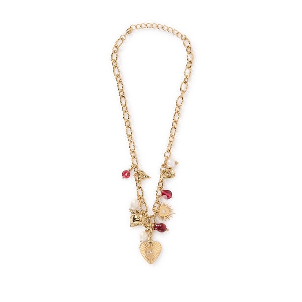 Collier charms caurs Collier charms caurs