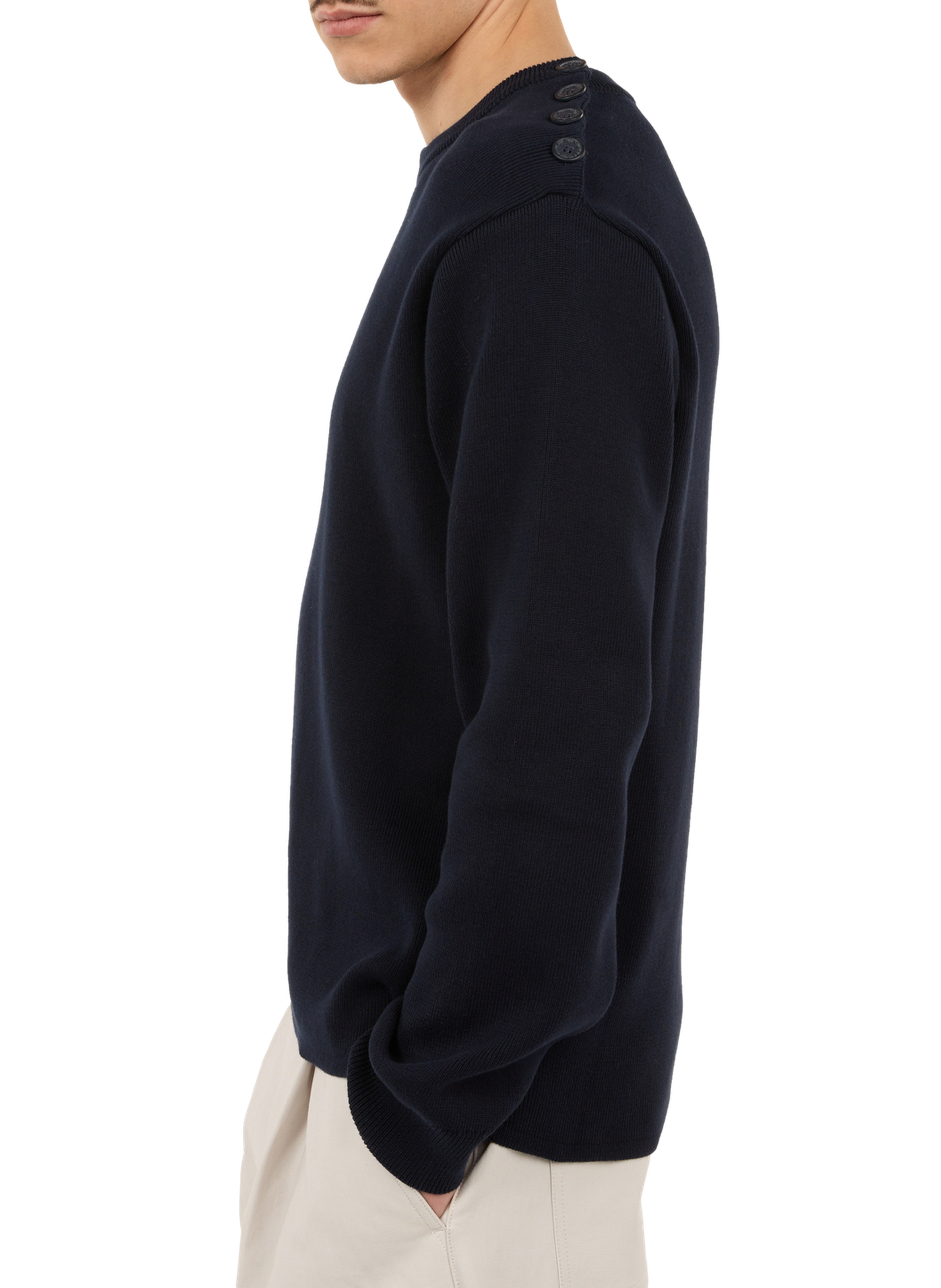 100% cotton sweater Blue