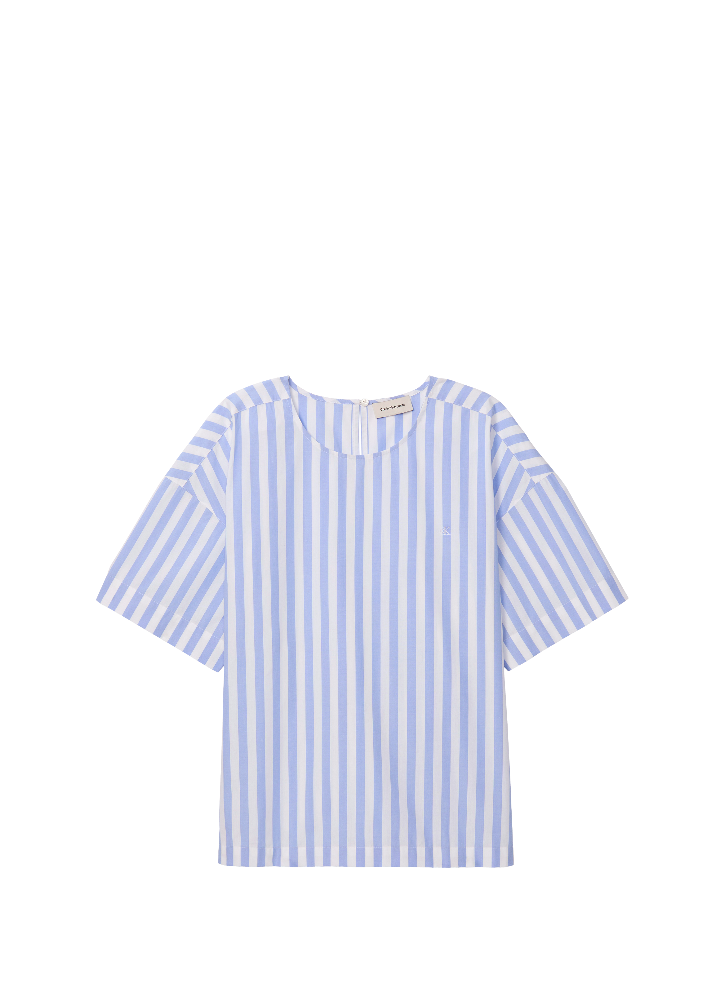 Top à rayures en coton CALVIN KLEIN Multicolore