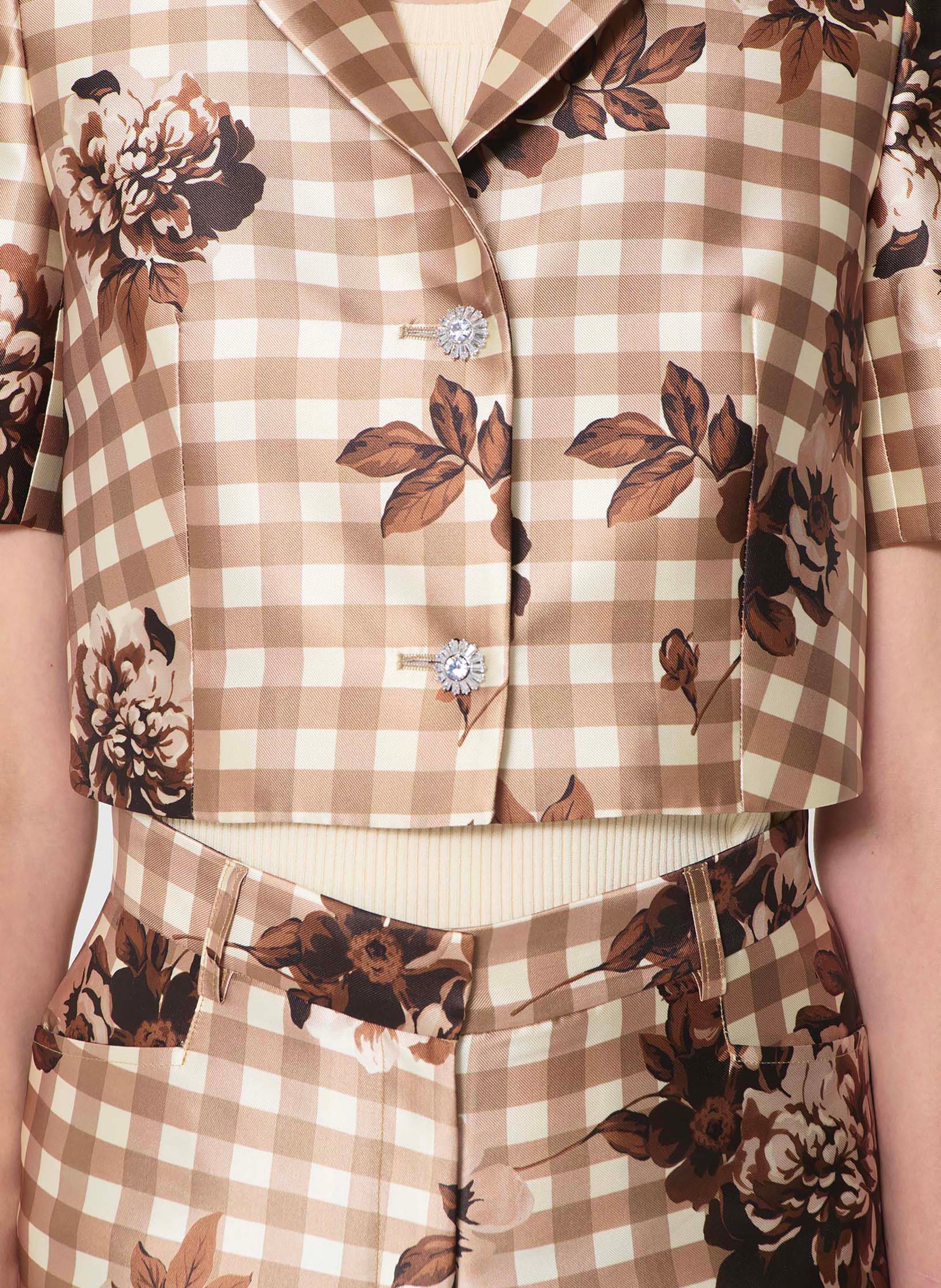 Veste violette TARA JARMON Beige