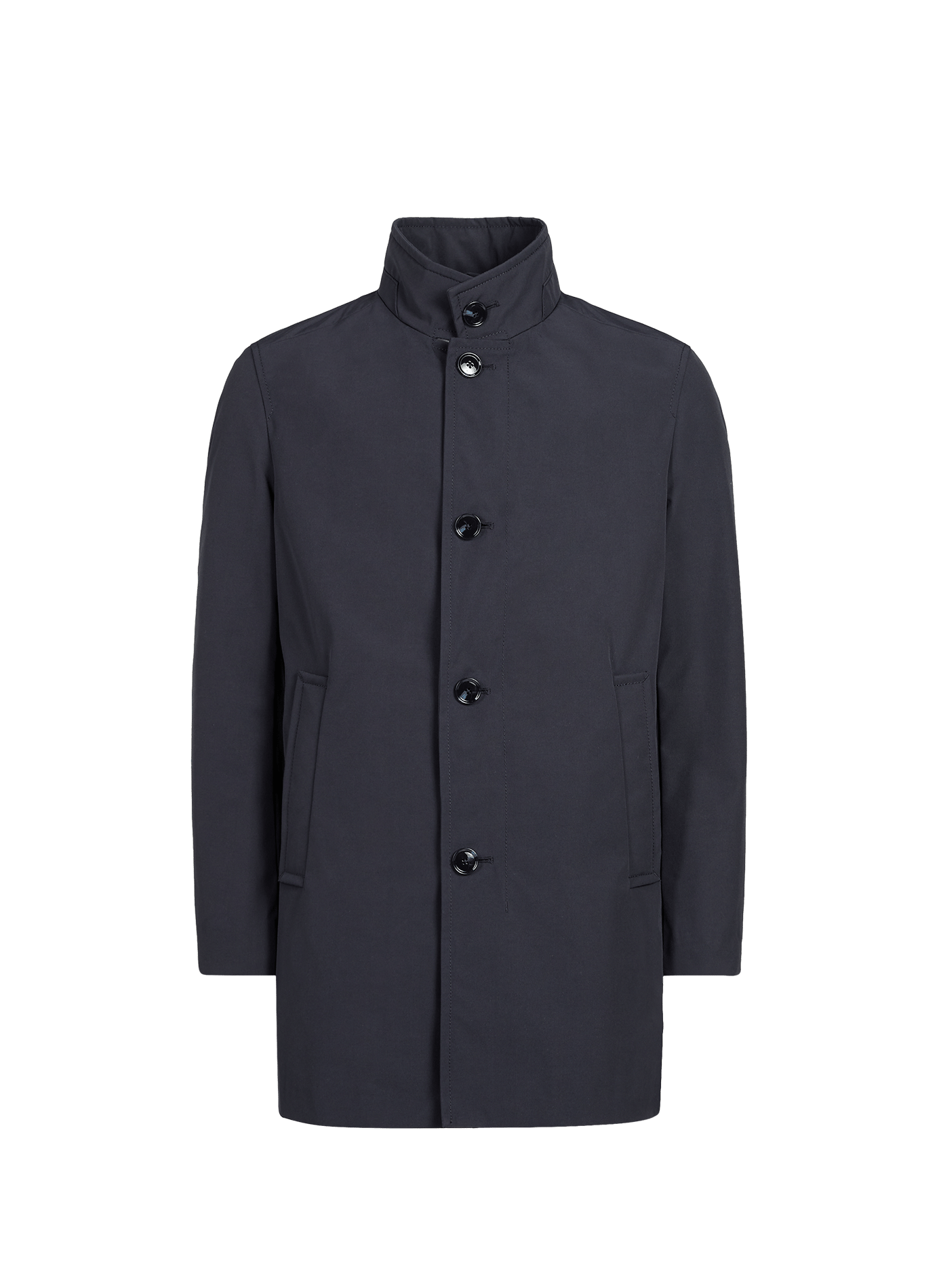 Straight coat with high collar STRELLSON Blue