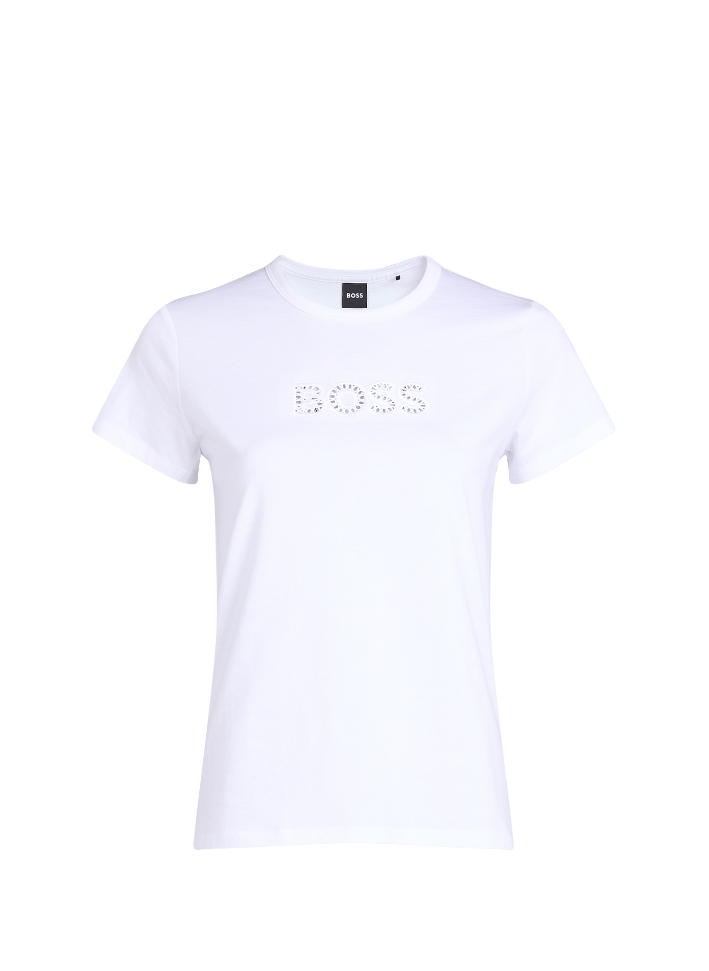 Camiseta Eventsa de algodón BOSS Blanco