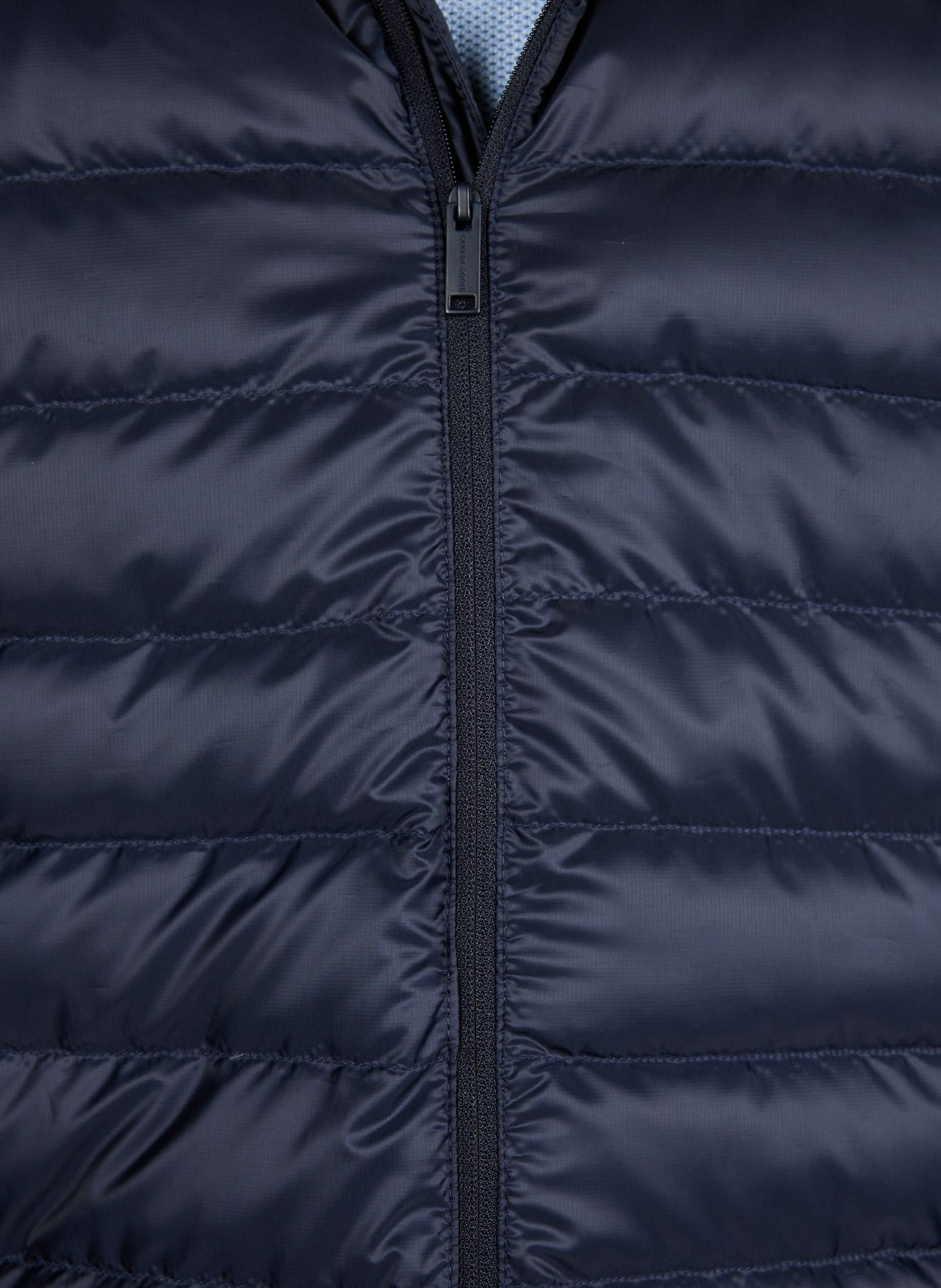 Piumino diritto collo alto CANADA GOOSE Blu