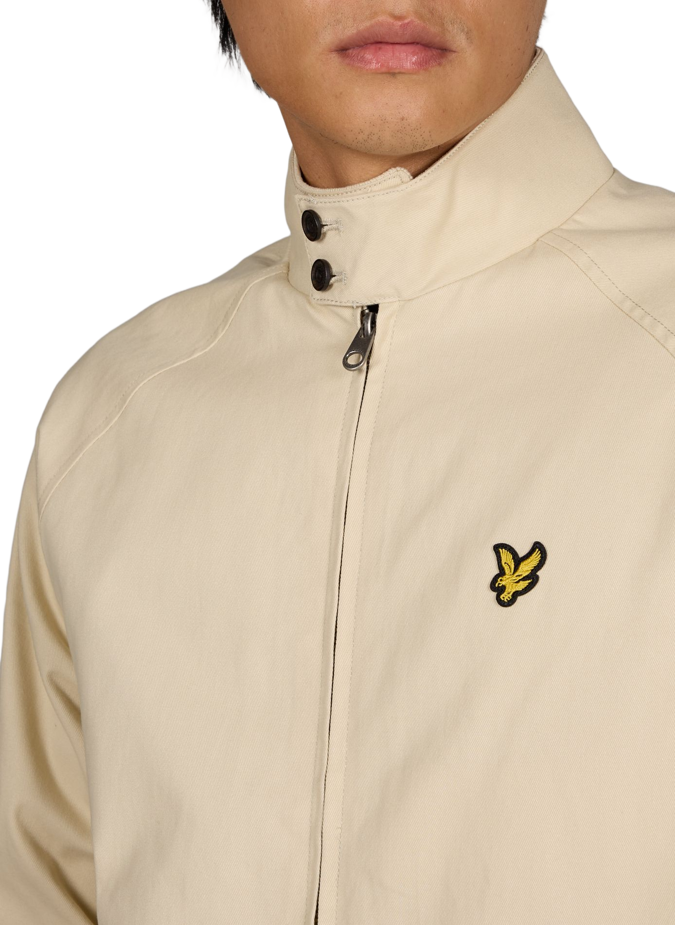 Veste à col montant en coton LYLE & SCOTT Beige