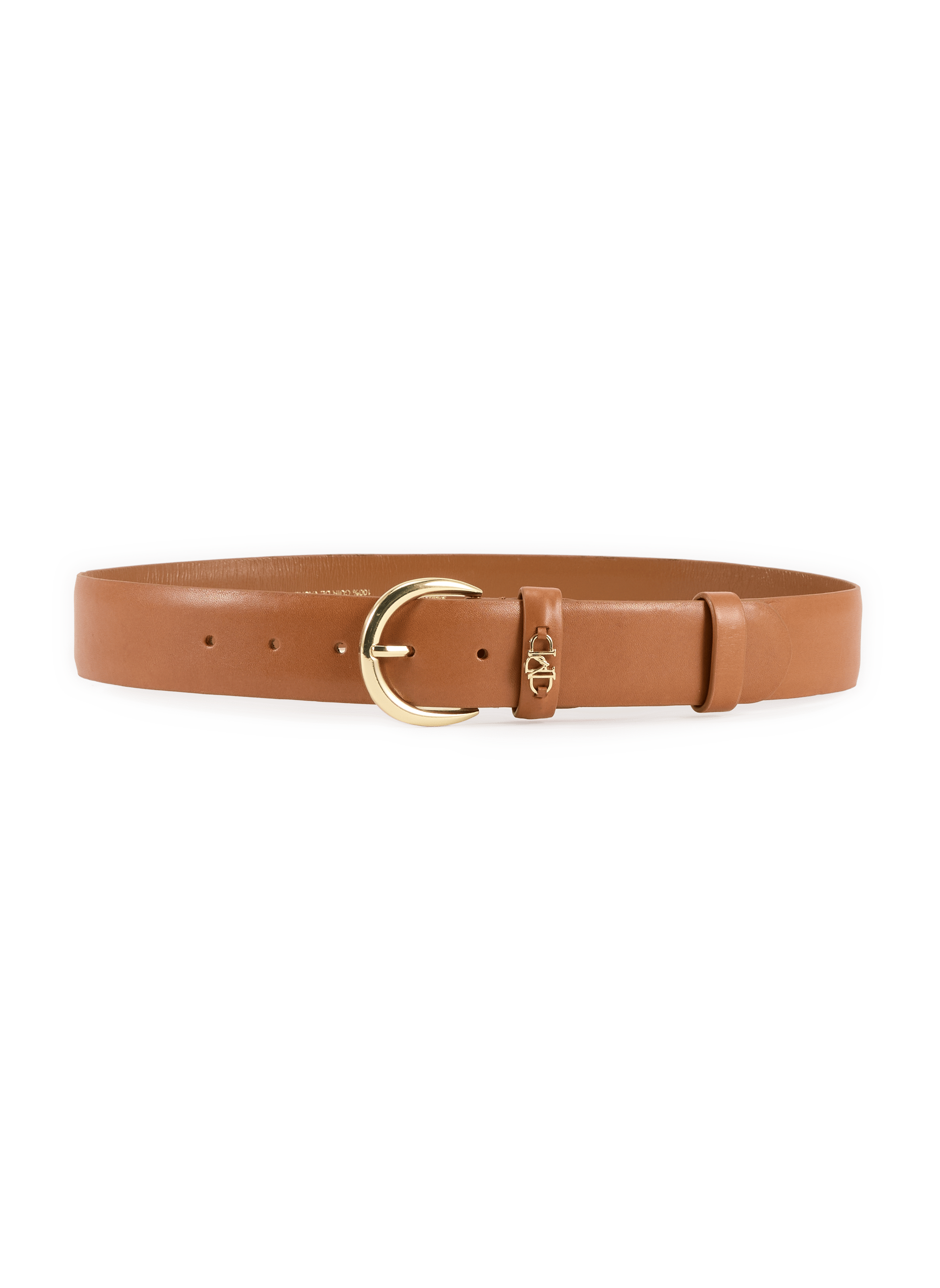 Ceinture Alain en cuir PETITE MENDIGOTE Marron
