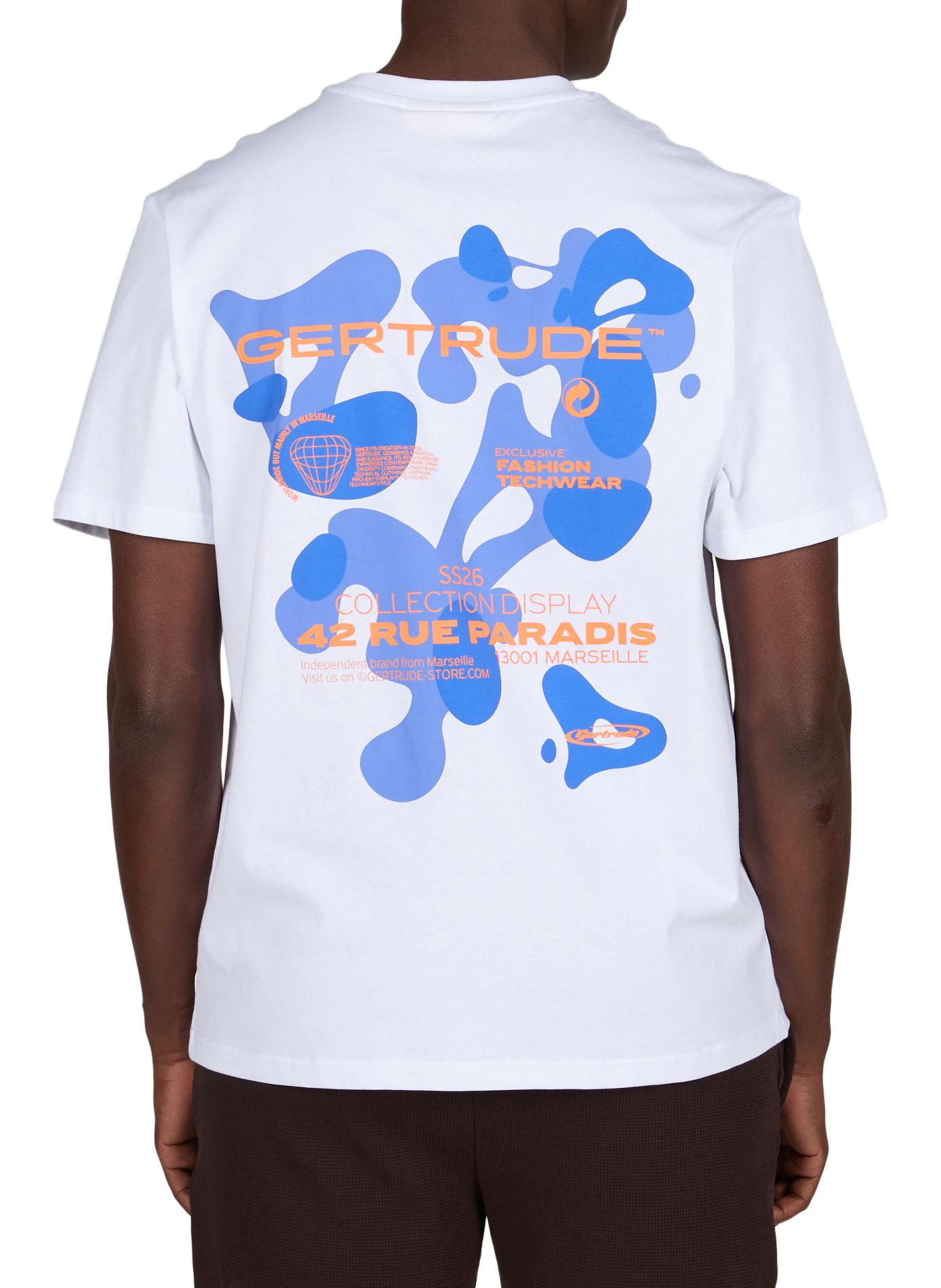 Printed cotton T-shirt GERTRUDE ET GASTON White