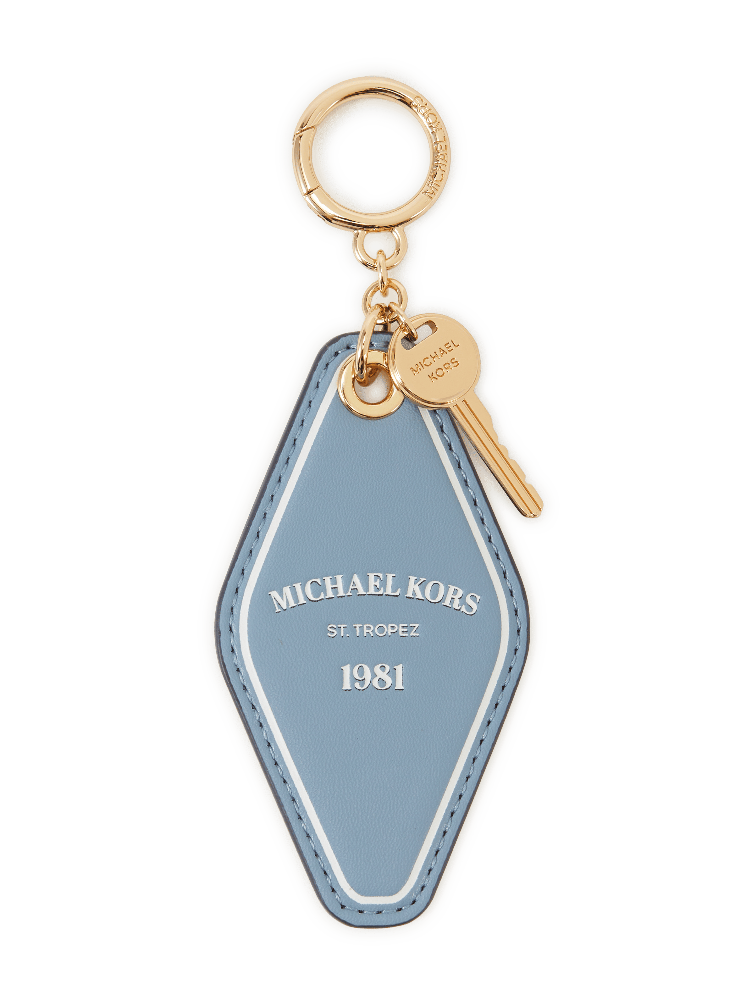 Portachiavi a rombo con chiave MICHAEL KORS Blu