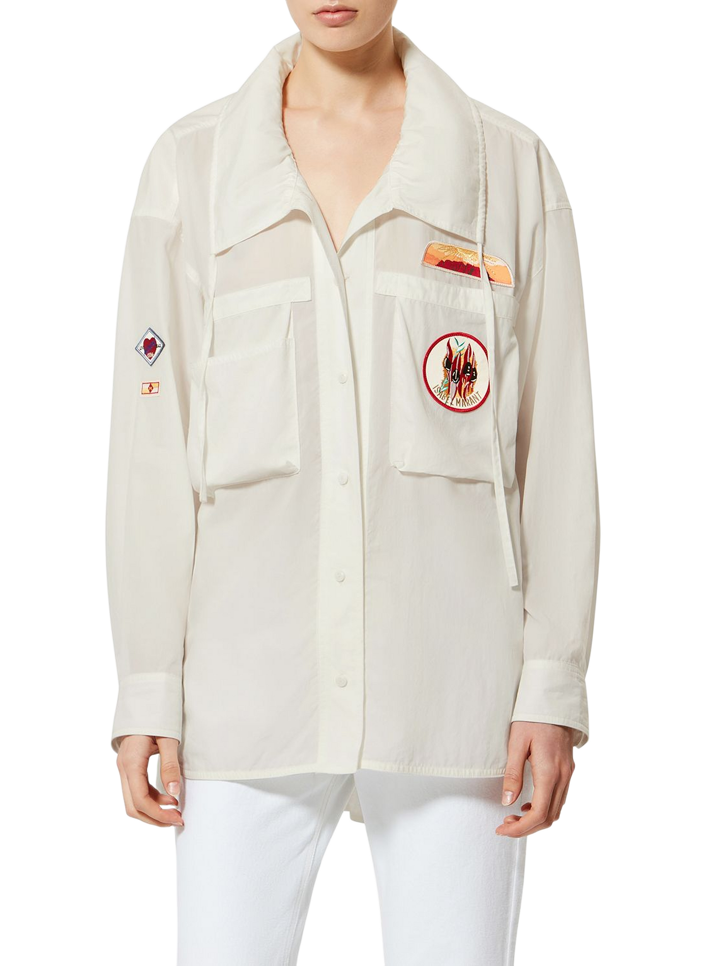 Chemise tunique fluide Chelly  ISABEL MARANT Blanc