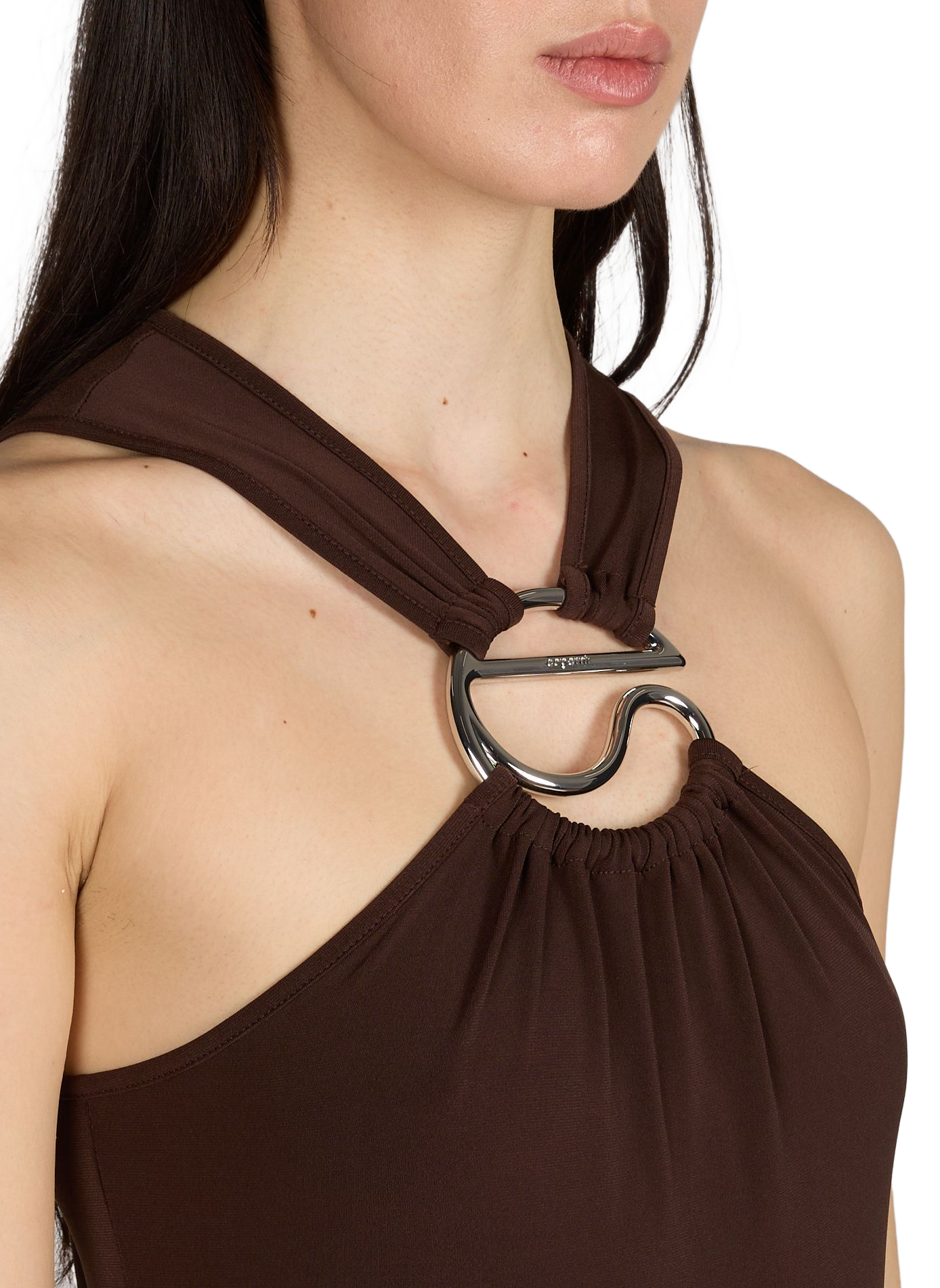 Robe longue sans manches COPERNI Marron