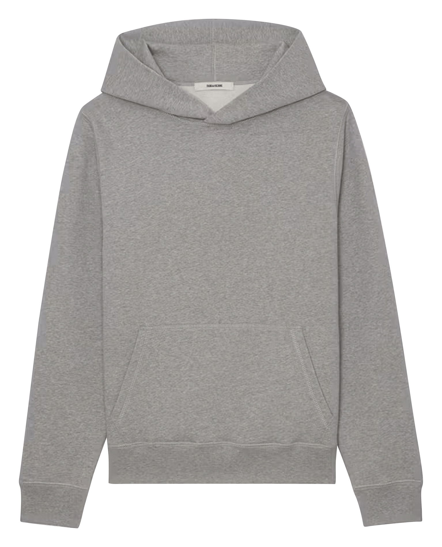 Gerader Kapuzenpullover aus Baumwolle Sanchi ZADIG&VOLTAIRE Grau