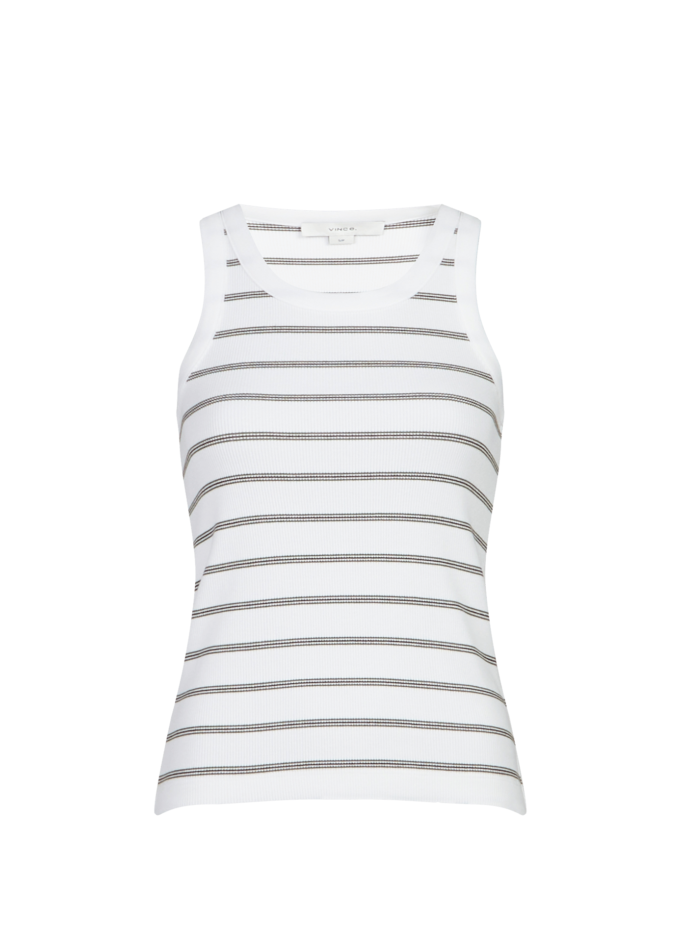 Fitted Striped Tank Top VINCE Multicolour