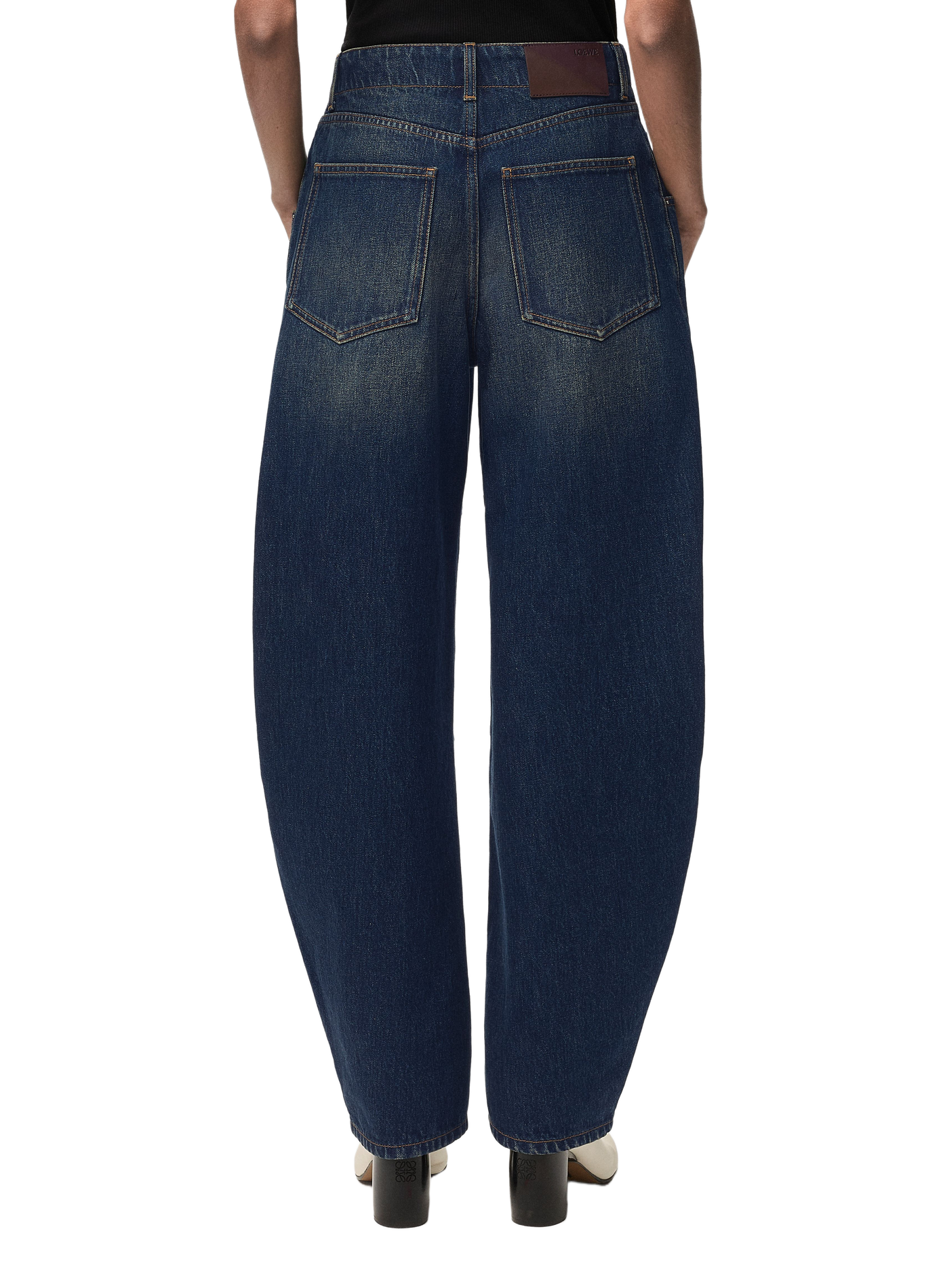 Jeansrock aus Baumwolldenim LOEWE Blau