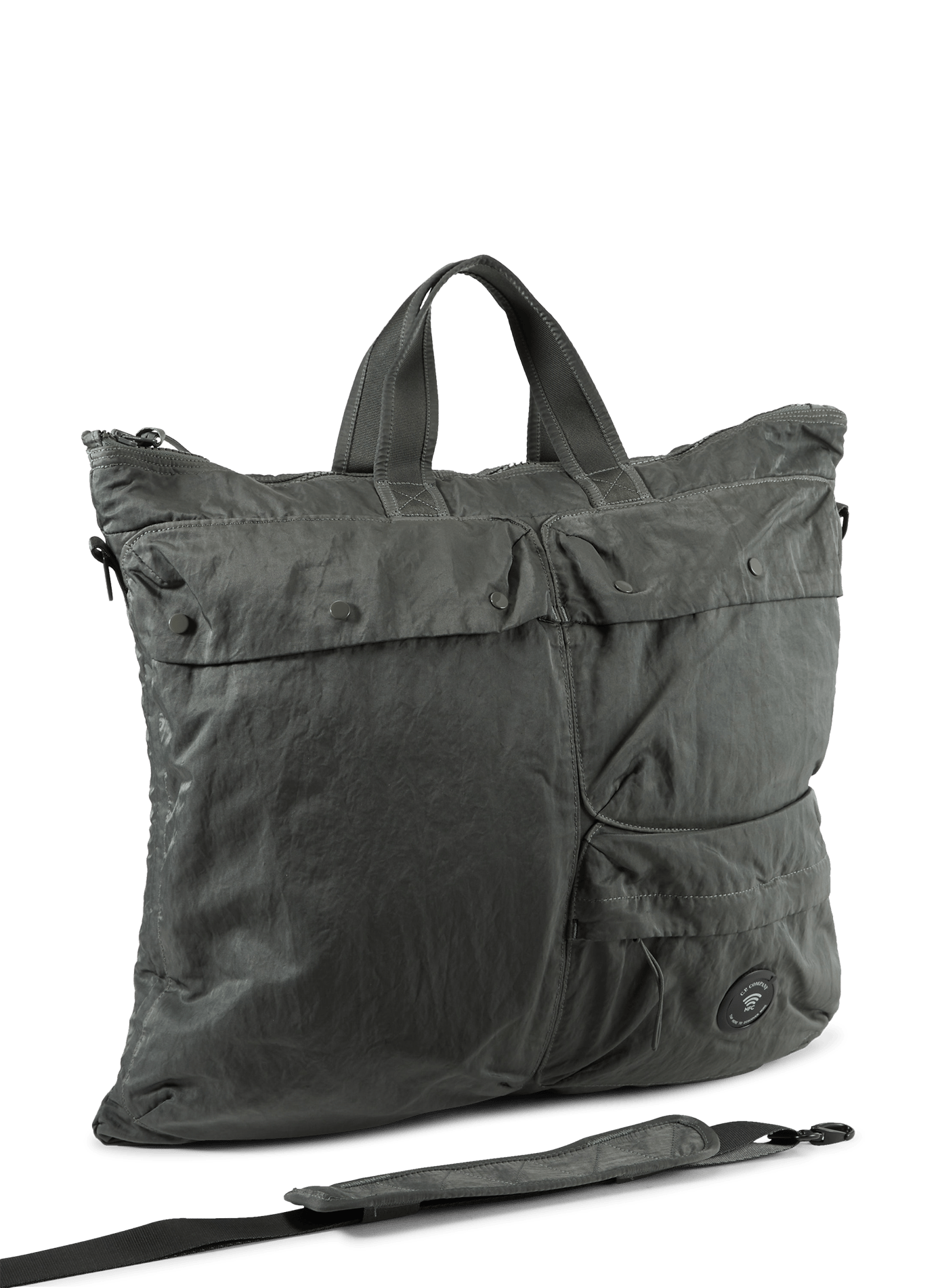 Zippered handbag CP COMPANY Grey