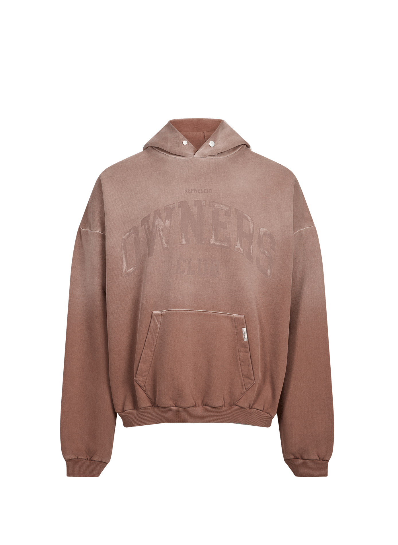 Hoodie en coton REPRESENT Rose