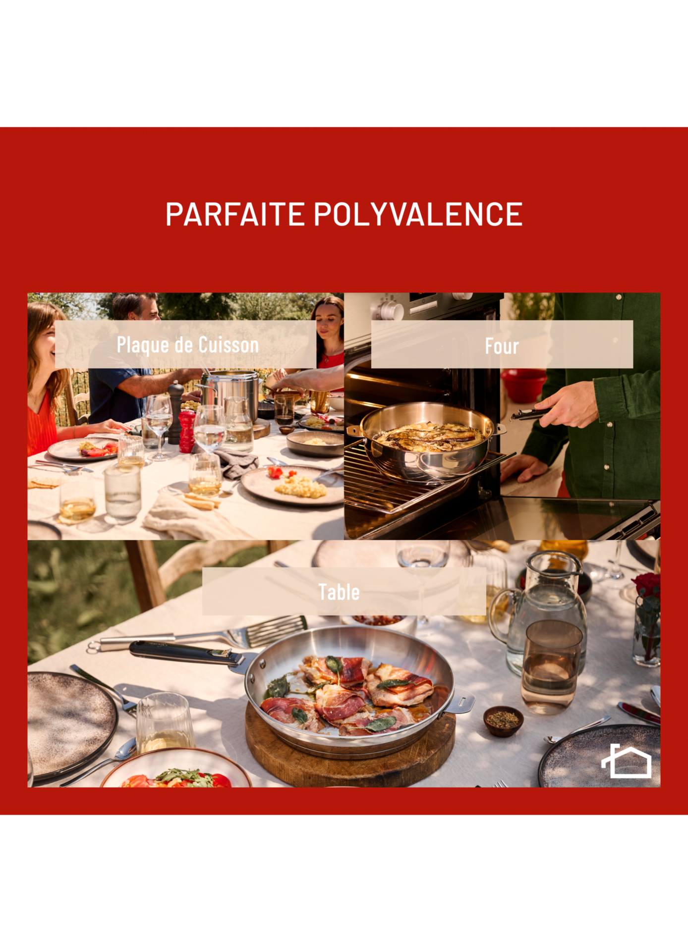 Casserole Salvaspazio avec couvercle en acier inoxydable LAGOSTINA Silver