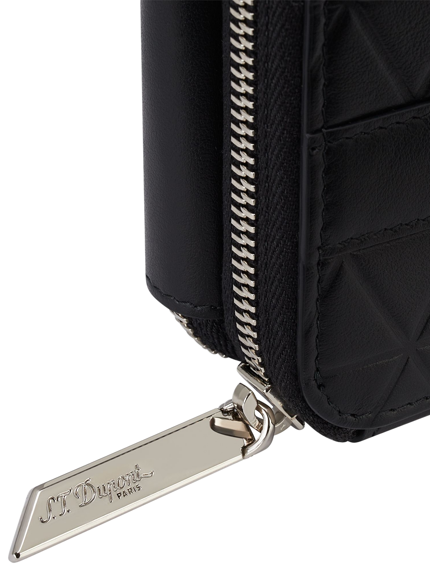 Schultertasche Firehead aus Leder S.T. DUPONT Schwarz