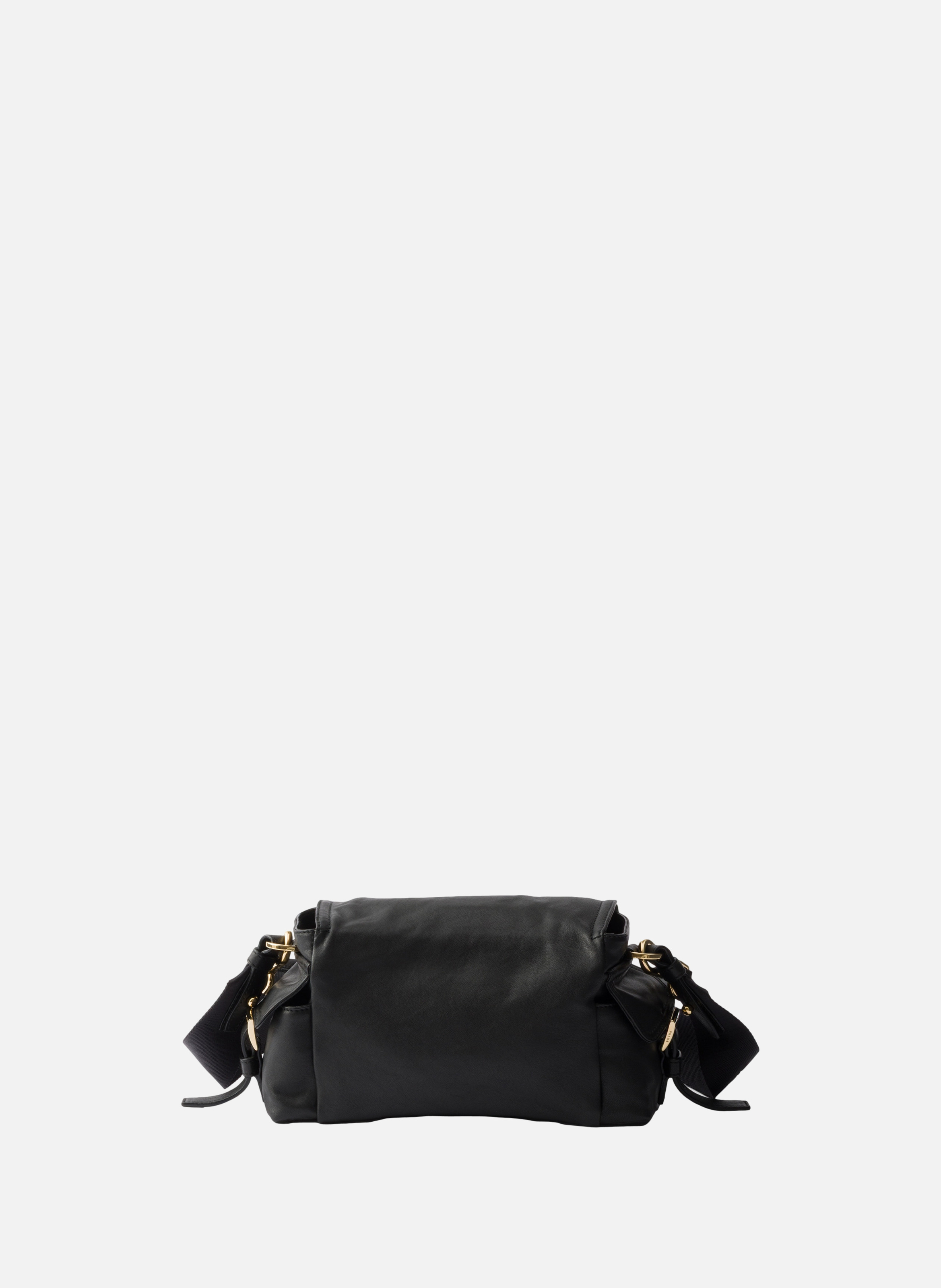 Mini sac prada explore en cuir nappa PRADA Noir