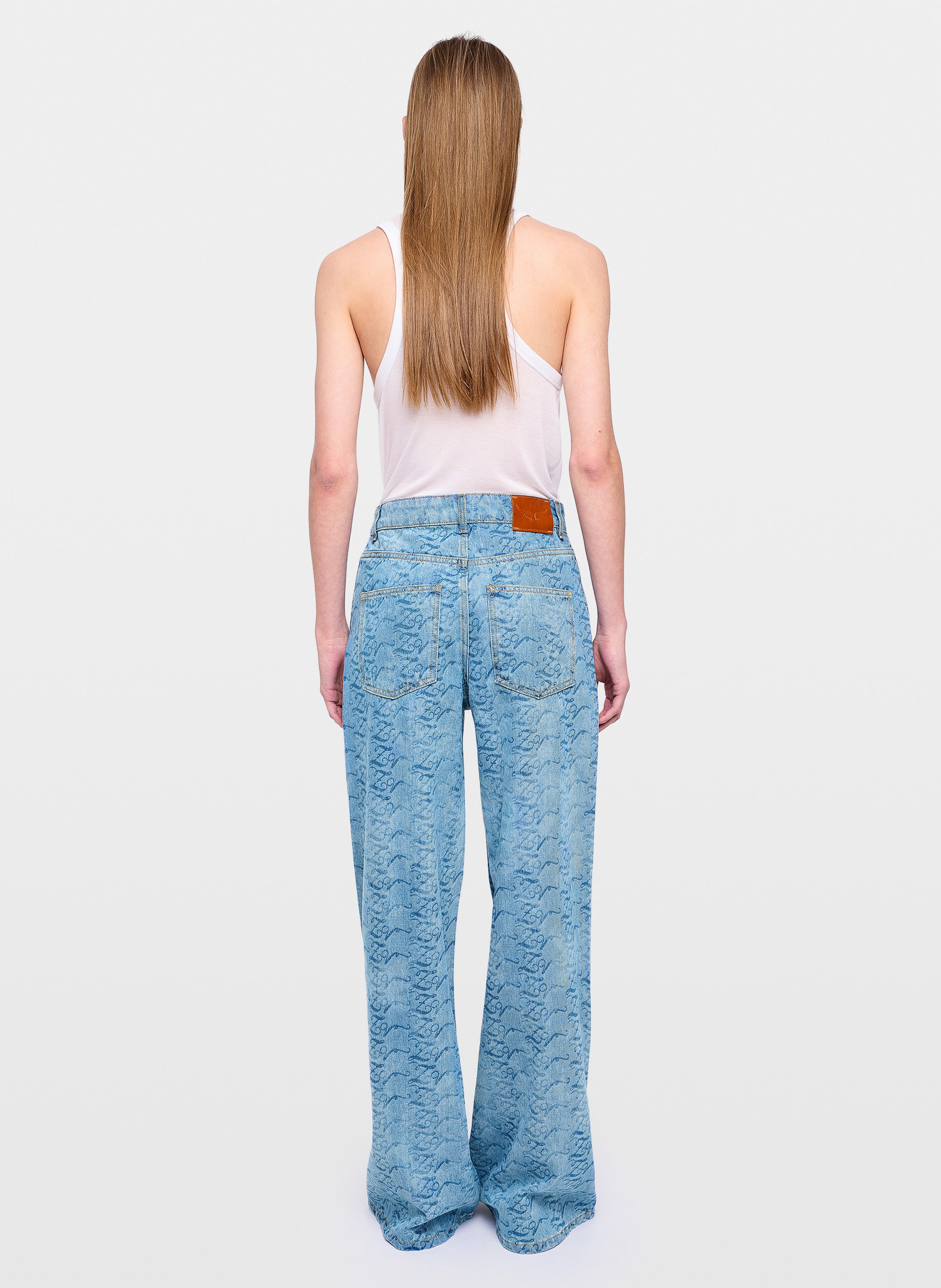 Jean large en coton bio jean ZADIG&VOLTAIRE Bleu