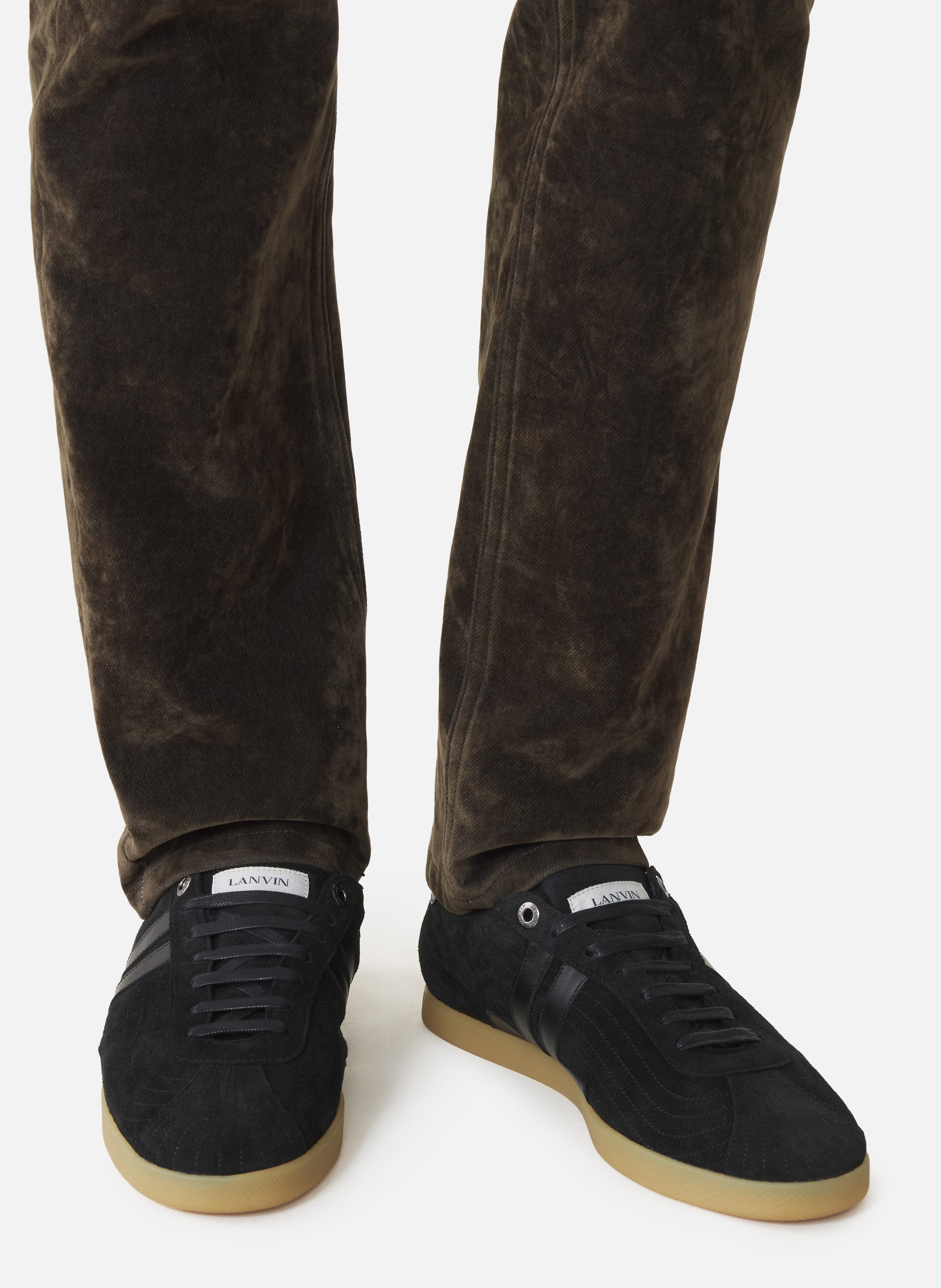 Sneakers glen 2.0 en cuir LANVIN Noir